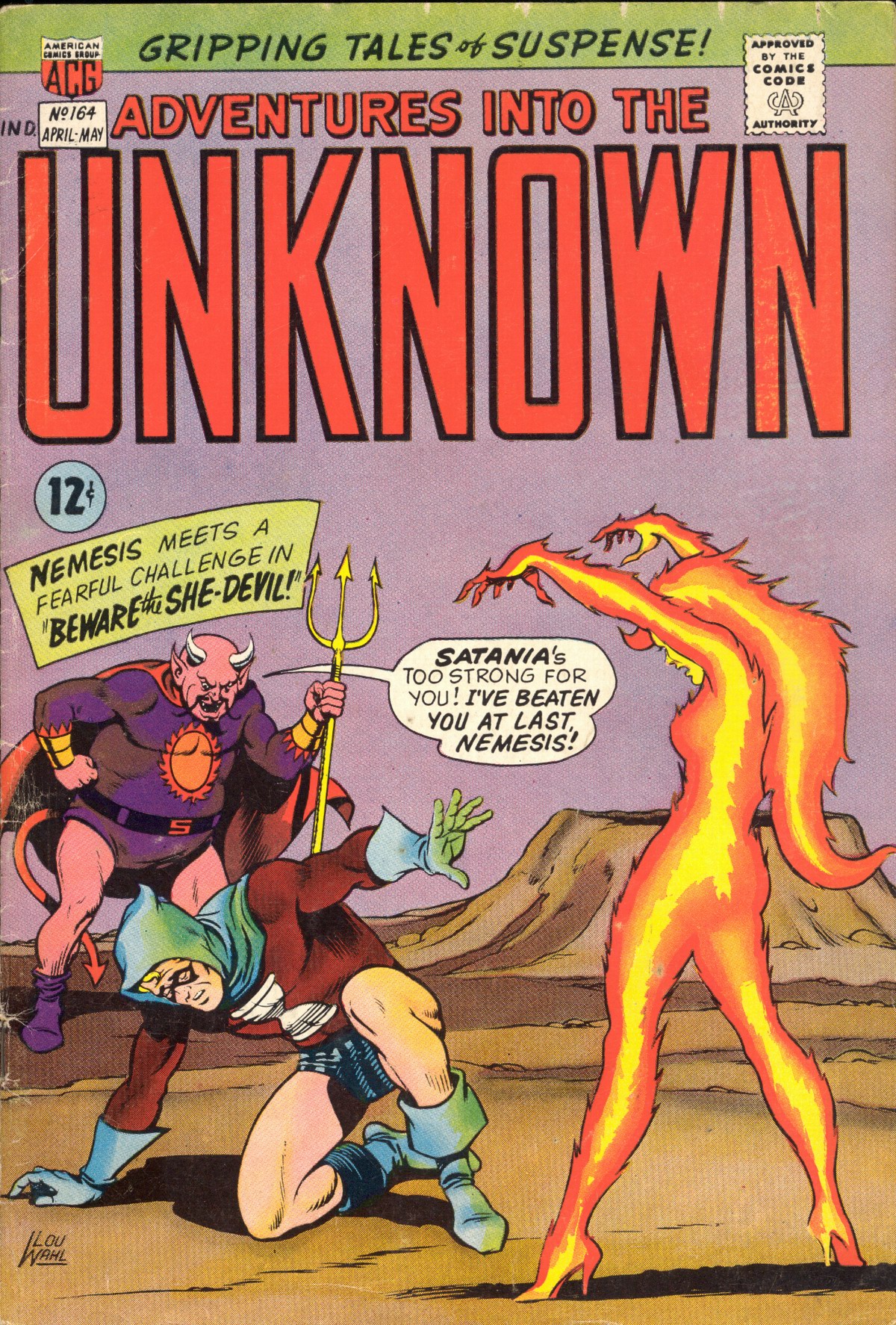 Read online Adventures Into The Unknown comic -  Issue #164 - 1