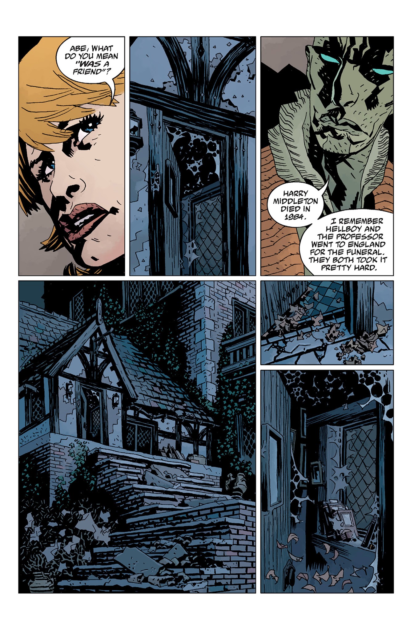 Read online Hellboy: Darkness Calls comic -  Issue # TPB - 166