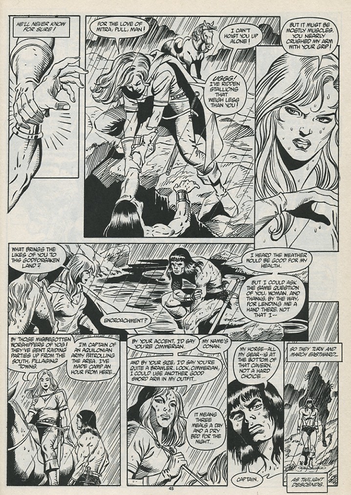 The Savage Sword Of Conan issue 188 - Page 47