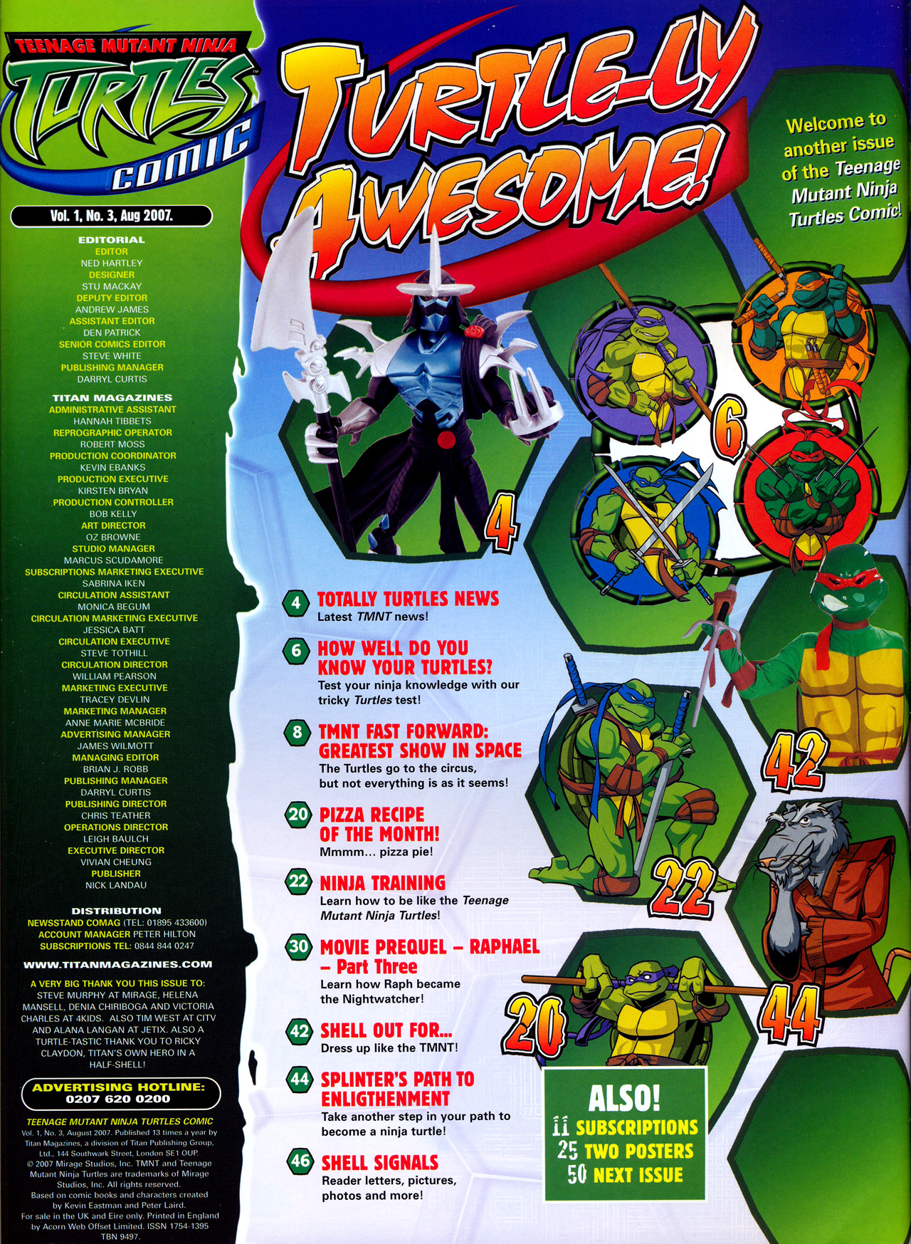 Read online Teenage Mutant Ninja Turtles Comic comic -  Issue #3 - 2