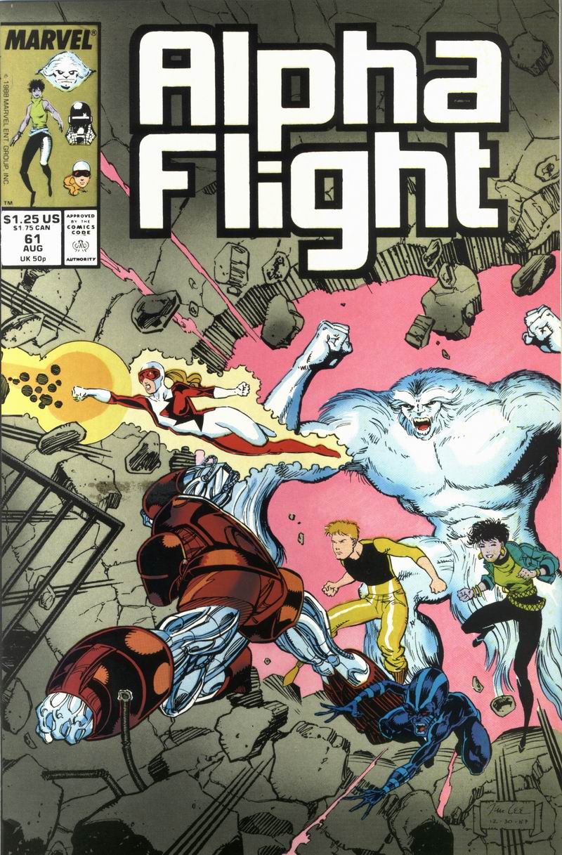 Read online Alpha Flight (1983) comic -  Issue #61 - 1