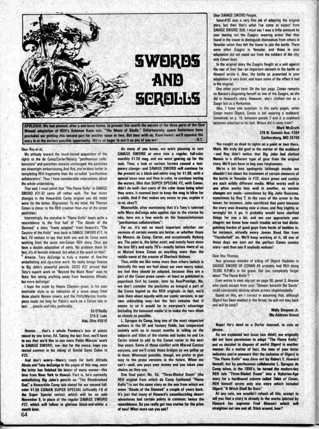 Read online The Savage Sword Of Conan comic -  Issue #36 - 58