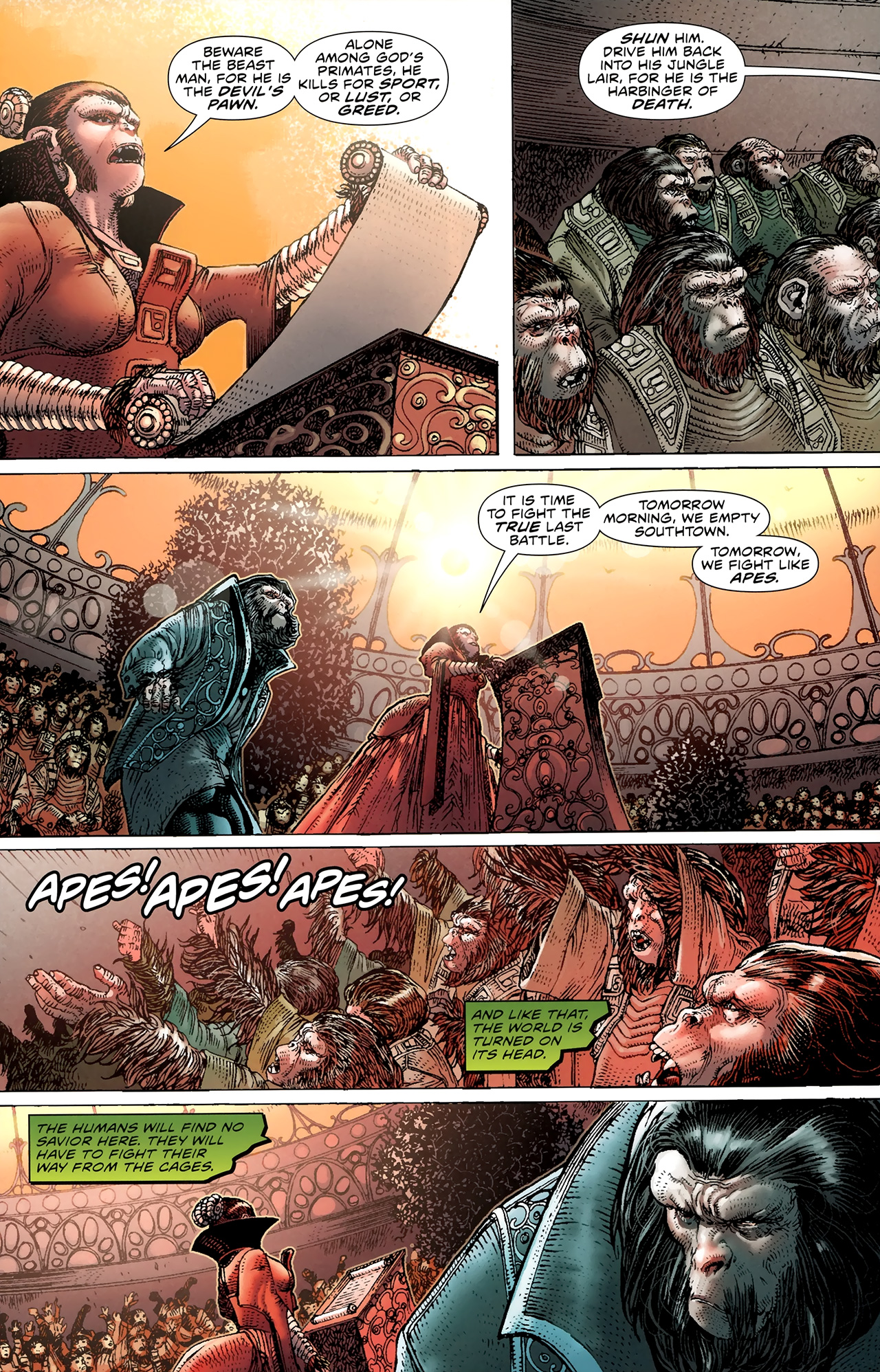 Read online Planet of the Apes (2011) comic -  Issue #7 - 23