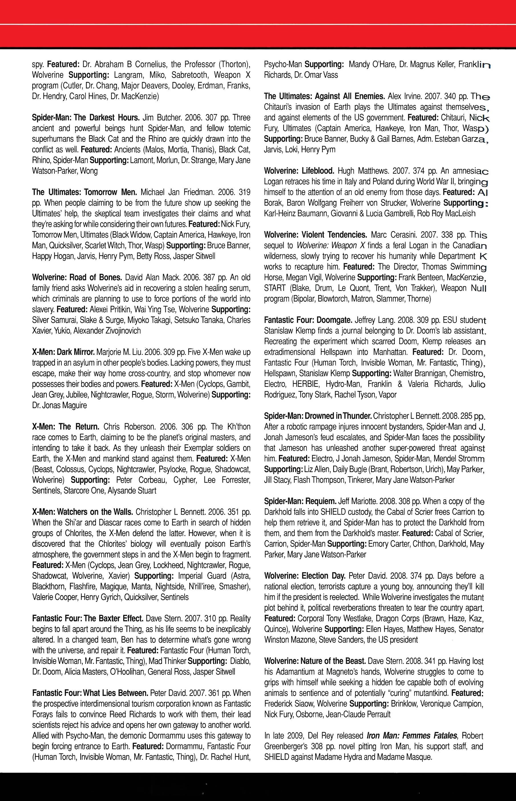 Read online Official Handbook of the Marvel Universe A to Z comic -  Issue # TPB 11 (Part 2) - 140