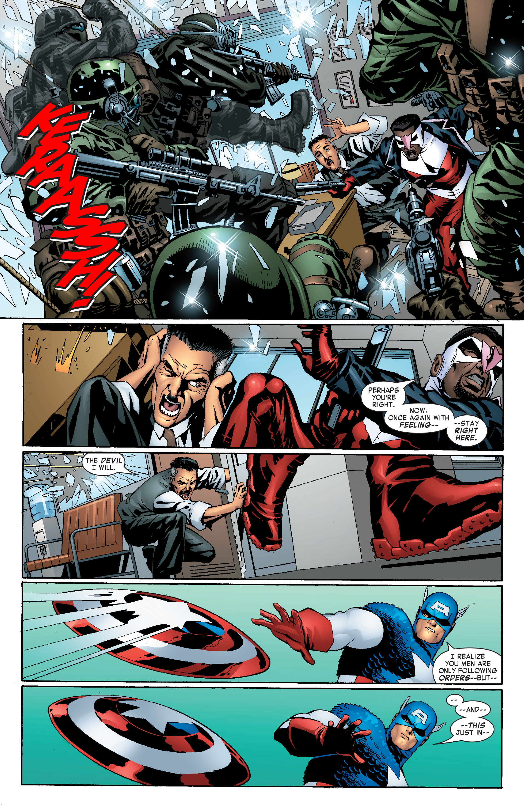 Read online Captain America & the Falcon comic -  Issue #6 - 6