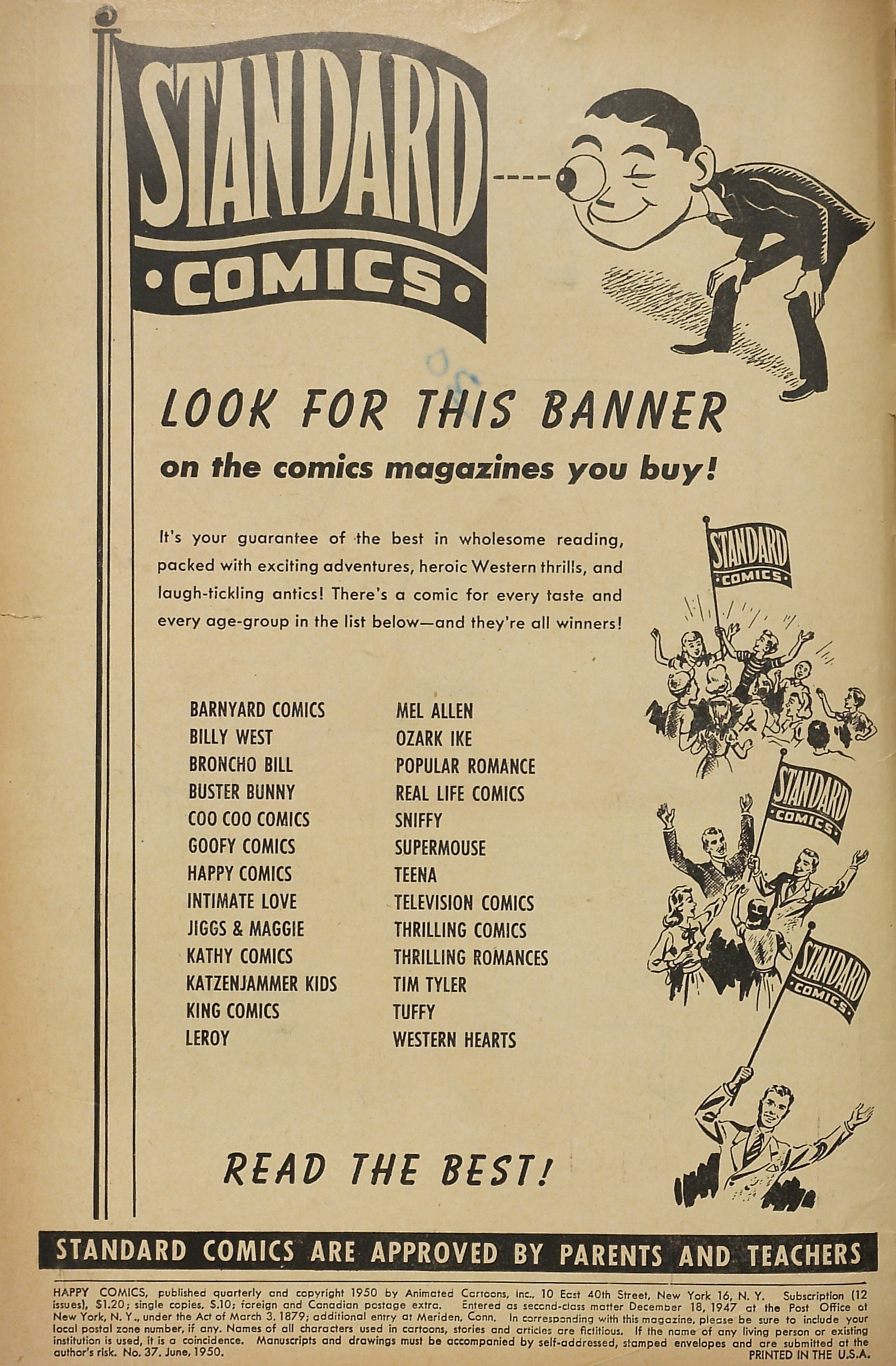Read online Happy Comics comic -  Issue #37 - 2
