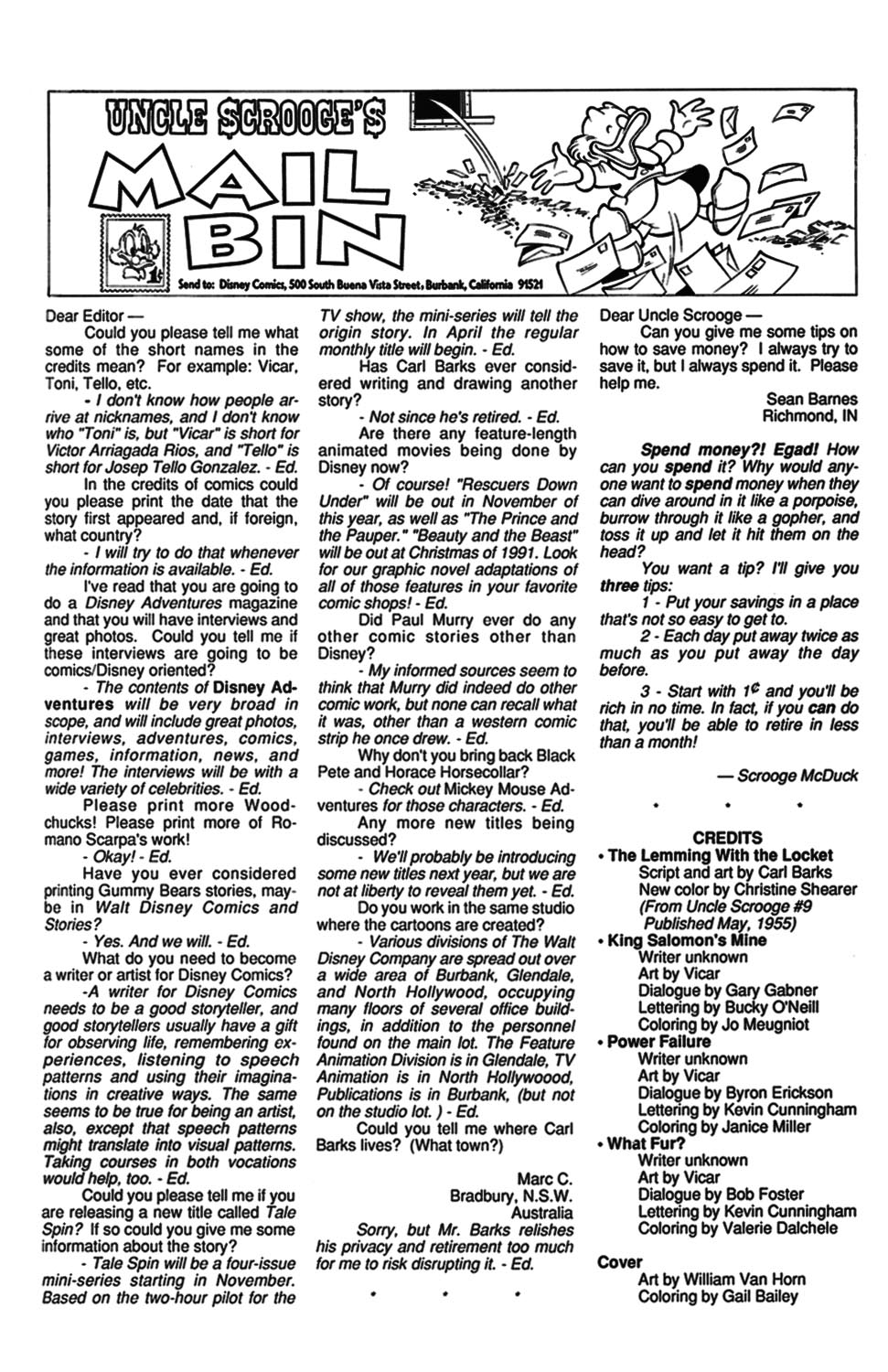 Read online Uncle Scrooge (1953) comic -  Issue #250 - 45
