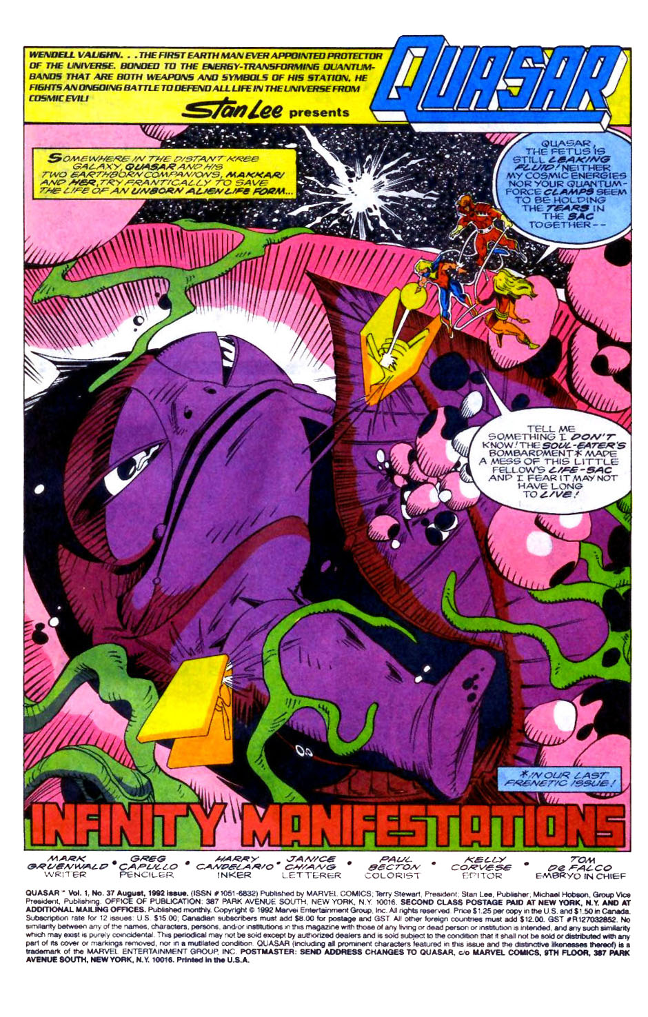 Read online Quasar comic -  Issue #37 - 2