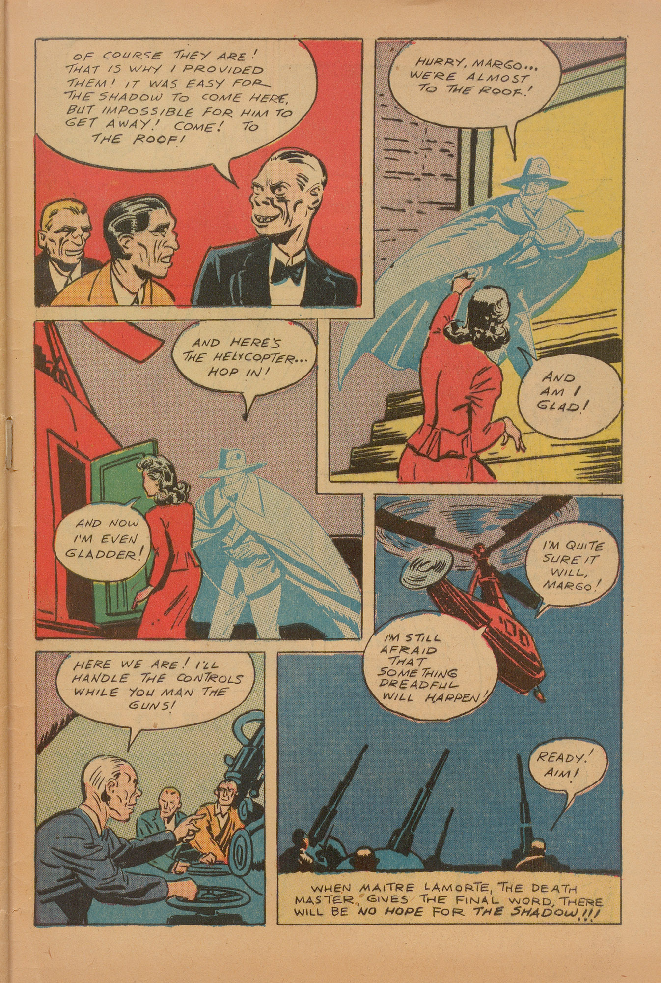 Read online Shadow Comics comic -  Issue #54 - 49