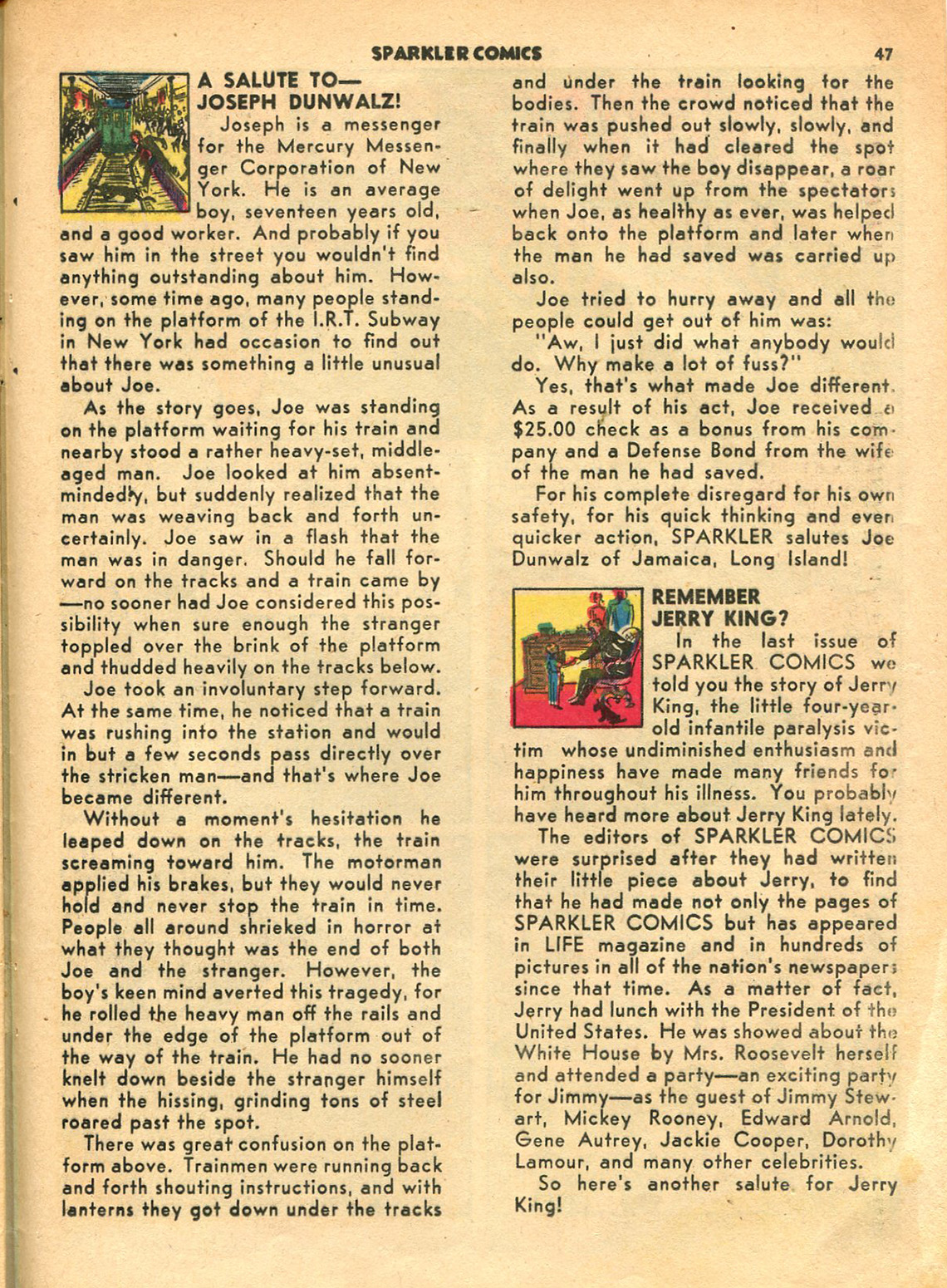 Read online Sparkler Comics comic -  Issue #10 - 49