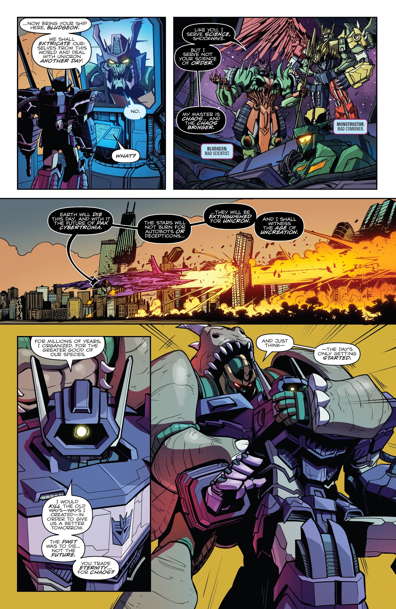 Read online Transformers: Unicron comic -  Issue #6 - 10