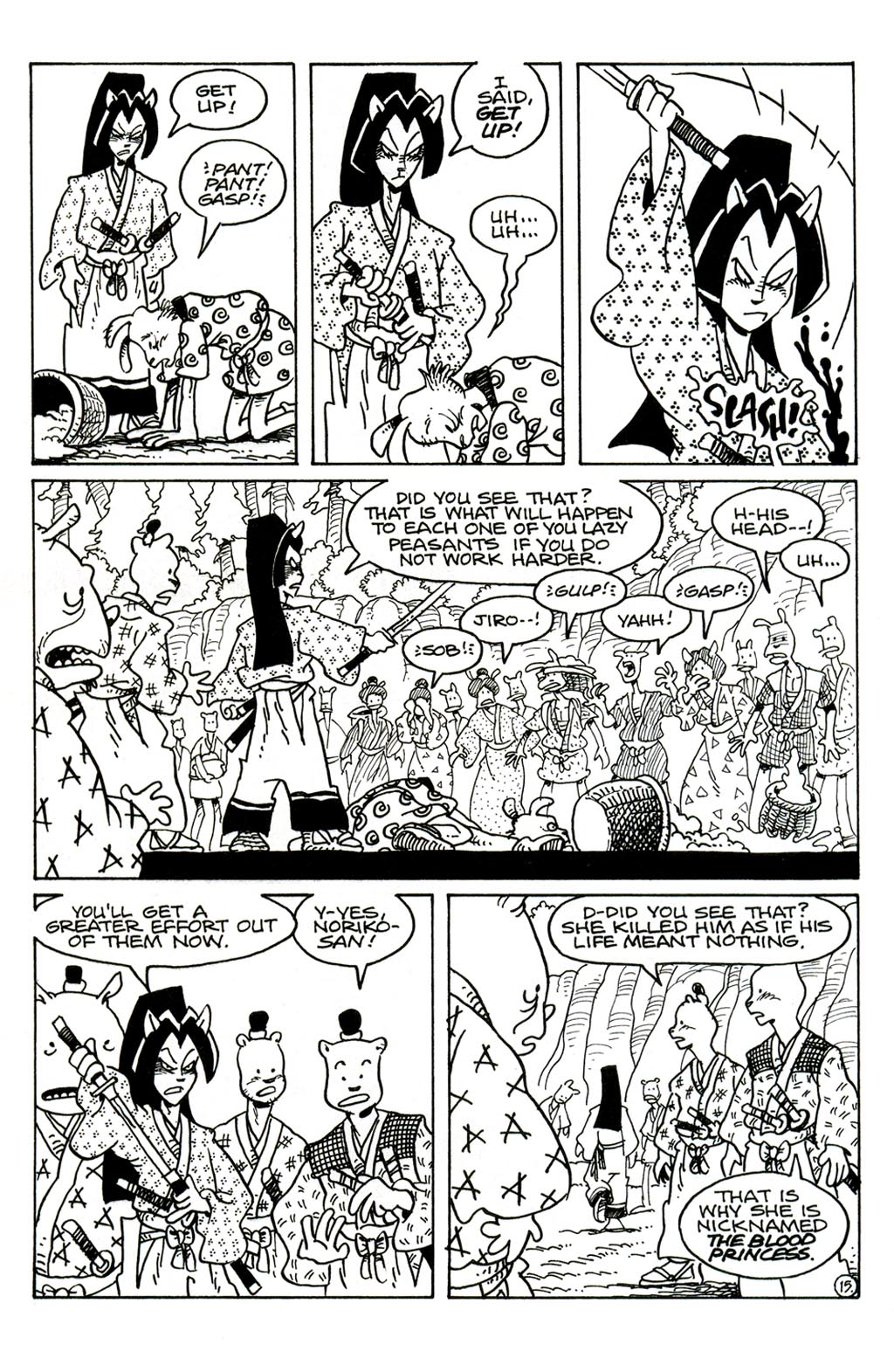 Usagi Yojimbo (1996) Issue #84 #84 - English 17