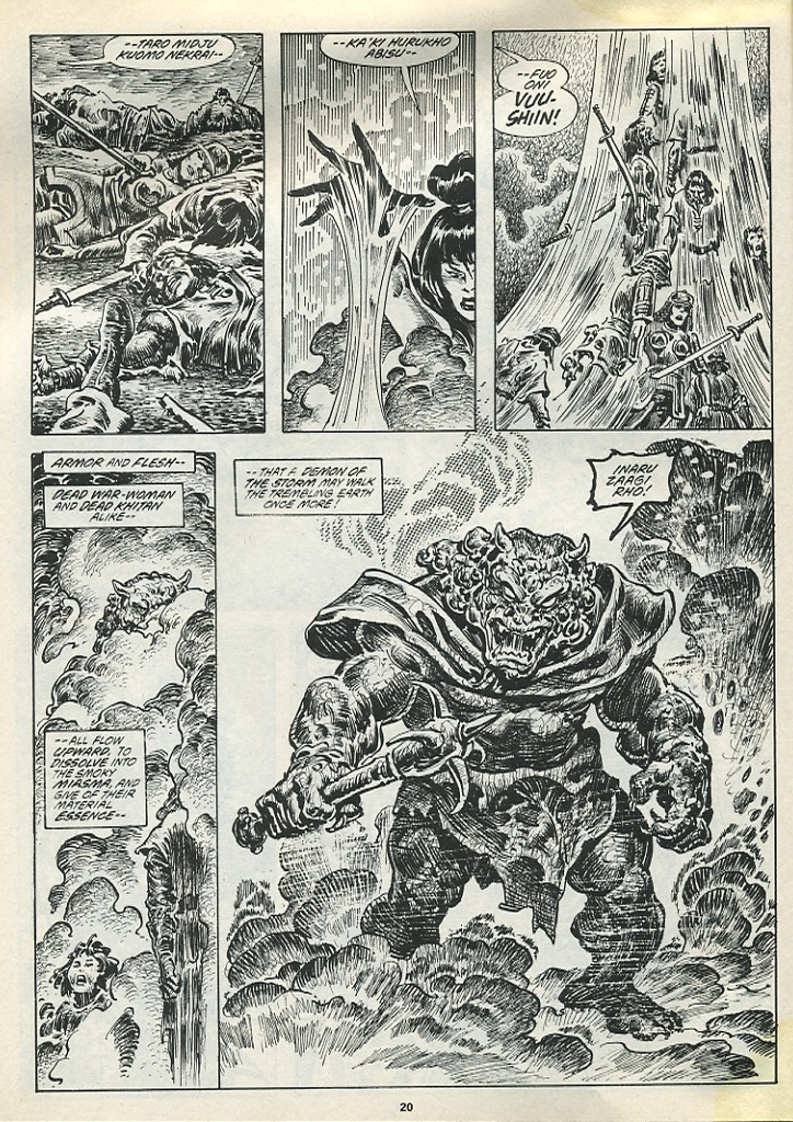 Read online The Savage Sword Of Conan comic -  Issue #195 - 22