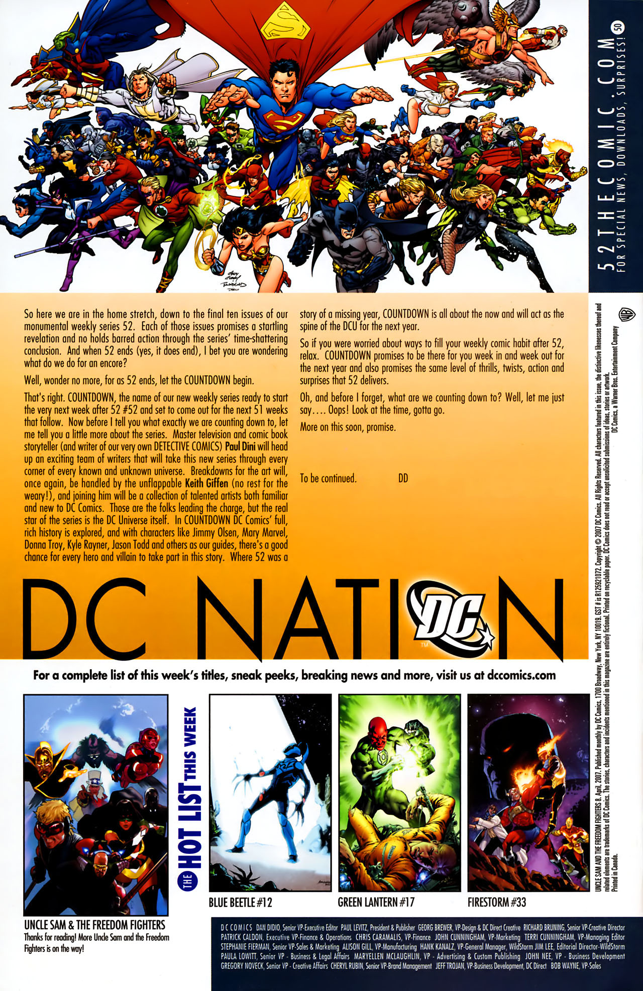 Read online Uncle Sam and the Freedom Fighters (2006) comic -  Issue #8 - 22