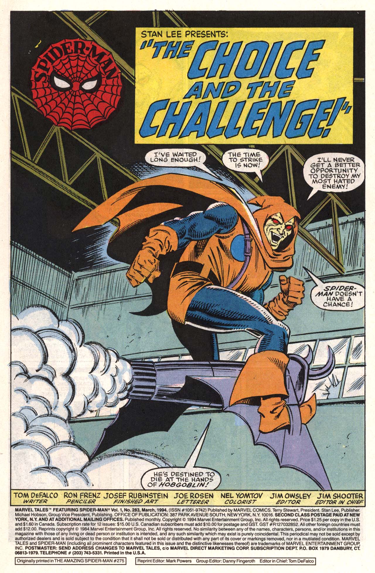 Read online Marvel Tales (1964) comic -  Issue #283 - 3