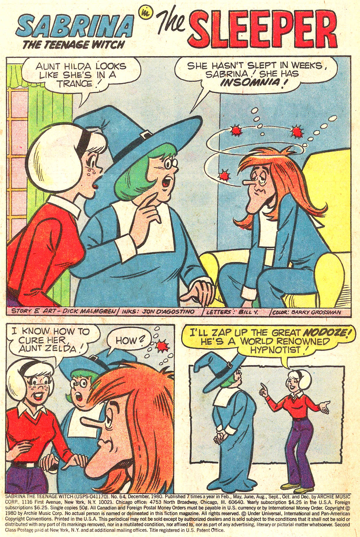 Read online Sabrina The Teenage Witch (1971) comic -  Issue #64 - 3