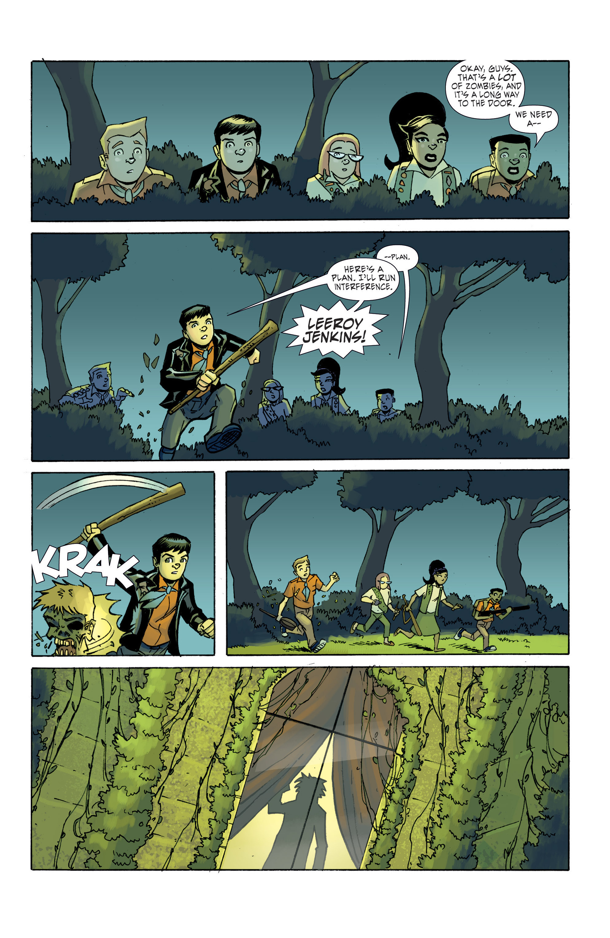 Read online Ghoul Scouts: Night of the Unliving Undead comic -  Issue #4 - 7