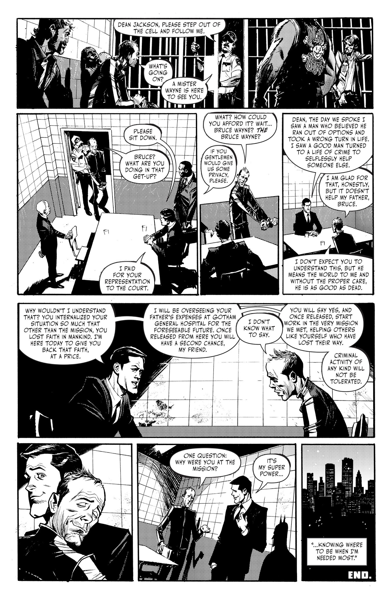 Read online Batman Black and White (2013) comic -  Issue #5 - 46