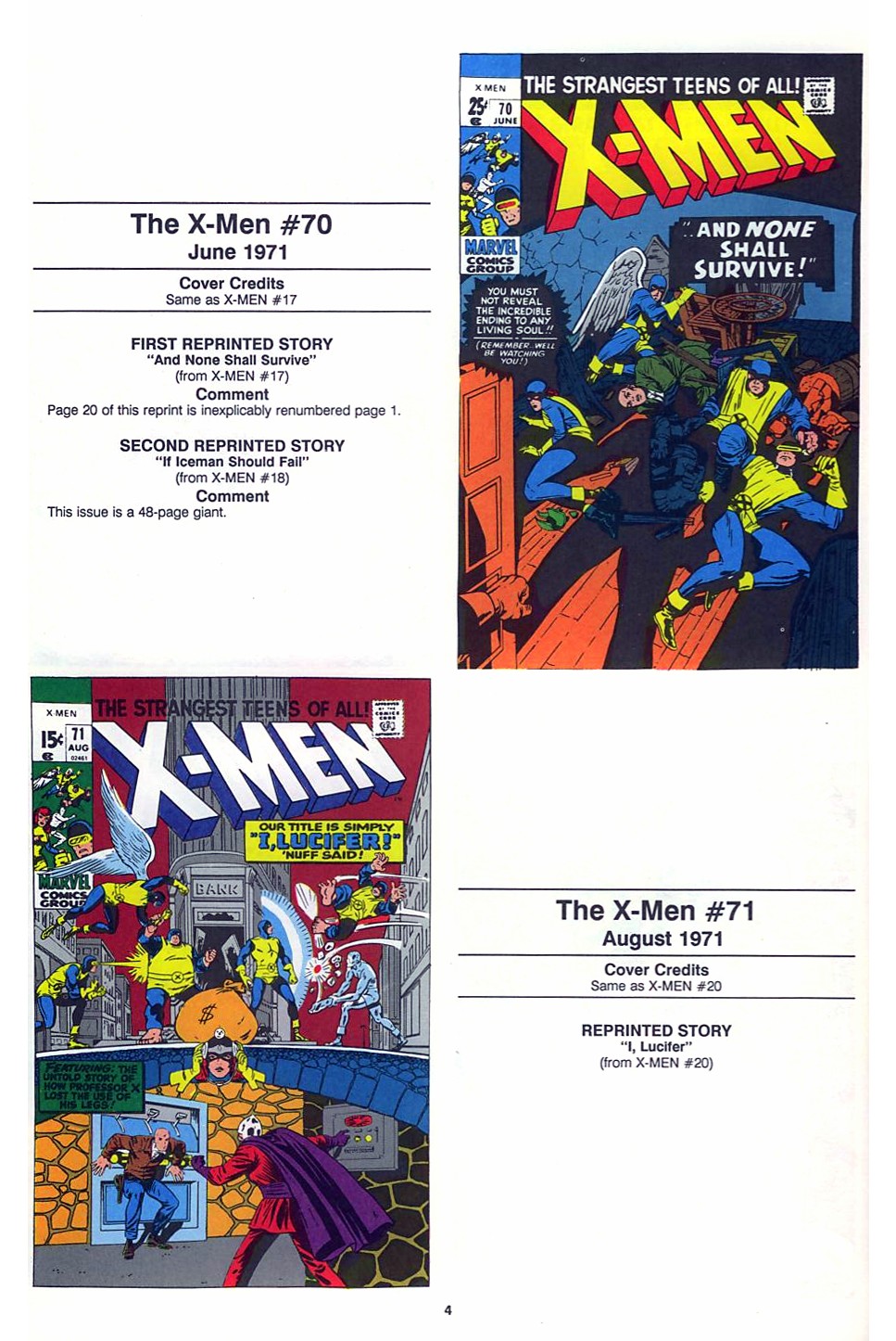 Read online The Official Marvel Index To The X-Men comic -  Issue #4 - 6