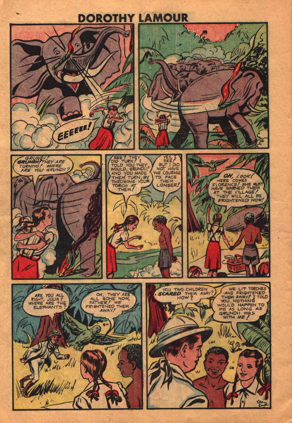 Read online Dorothy Lamour Jungle Princess comic -  Issue #2 - 24