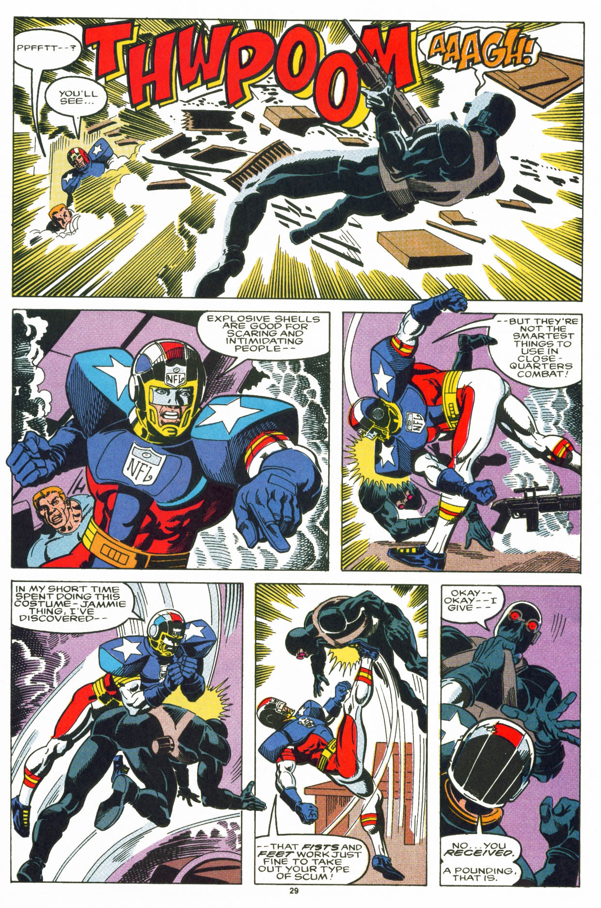 Read online NFL SuperPro comic -  Issue #1 - 22