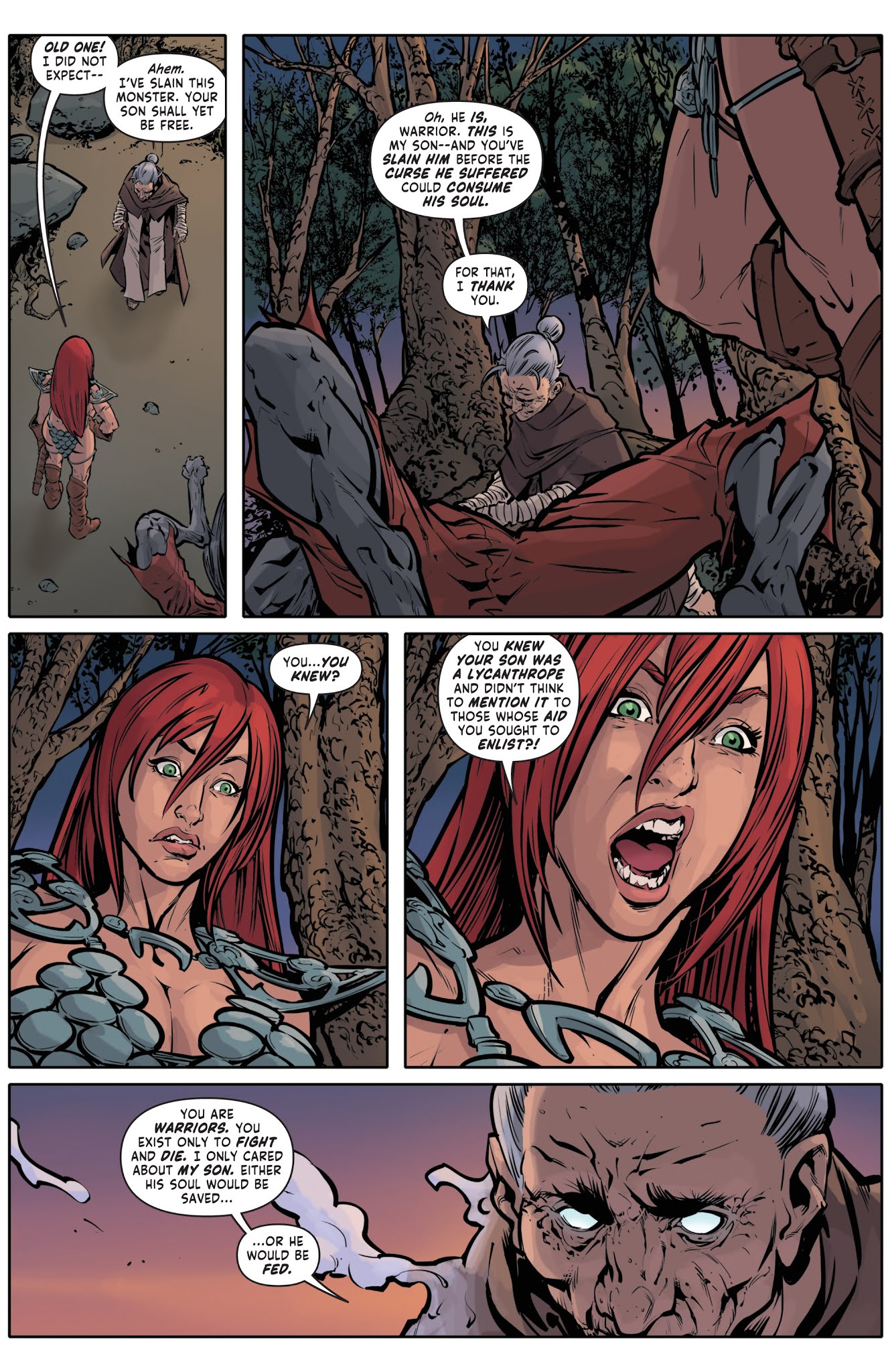 Read online Red Sonja: Halloween Special comic -  Issue # Full - 21