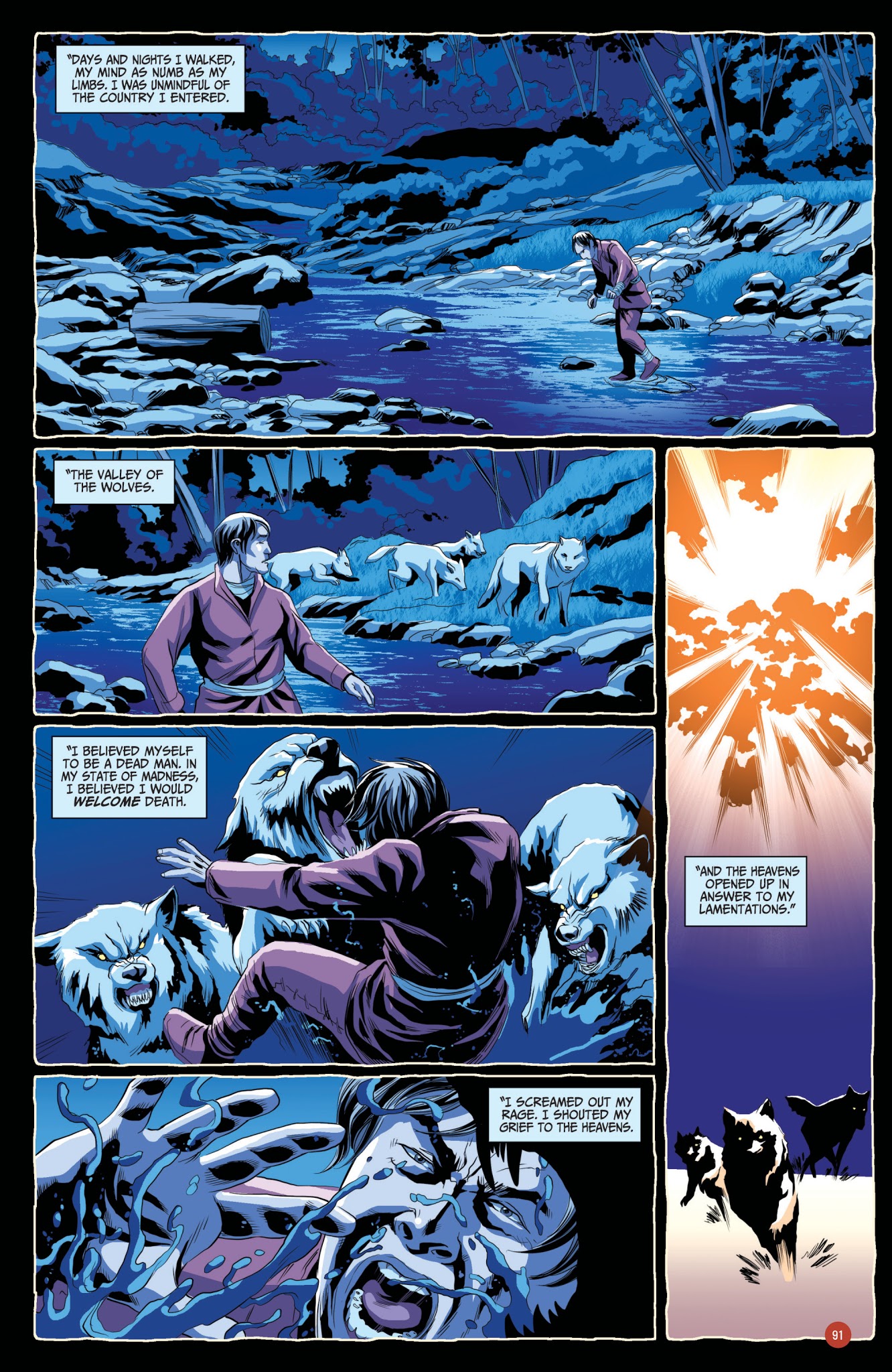 Read online Van Helsing vs. Werewolf comic -  Issue # _TPB 1 - 92