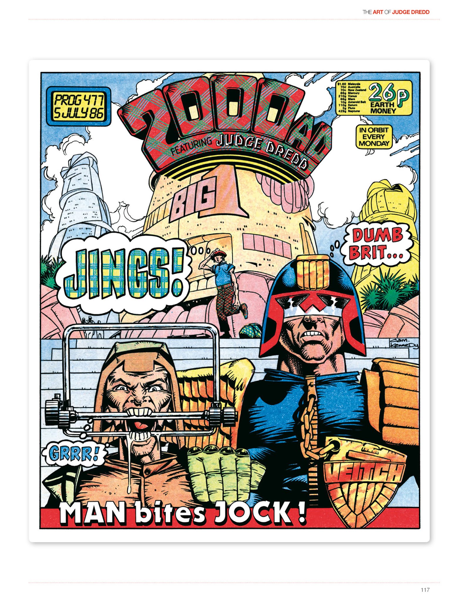 Read online The Art of Judge Dredd: Featuring 35 Years of Zarjaz Covers comic -  Issue # TPB (Part 2) - 26
