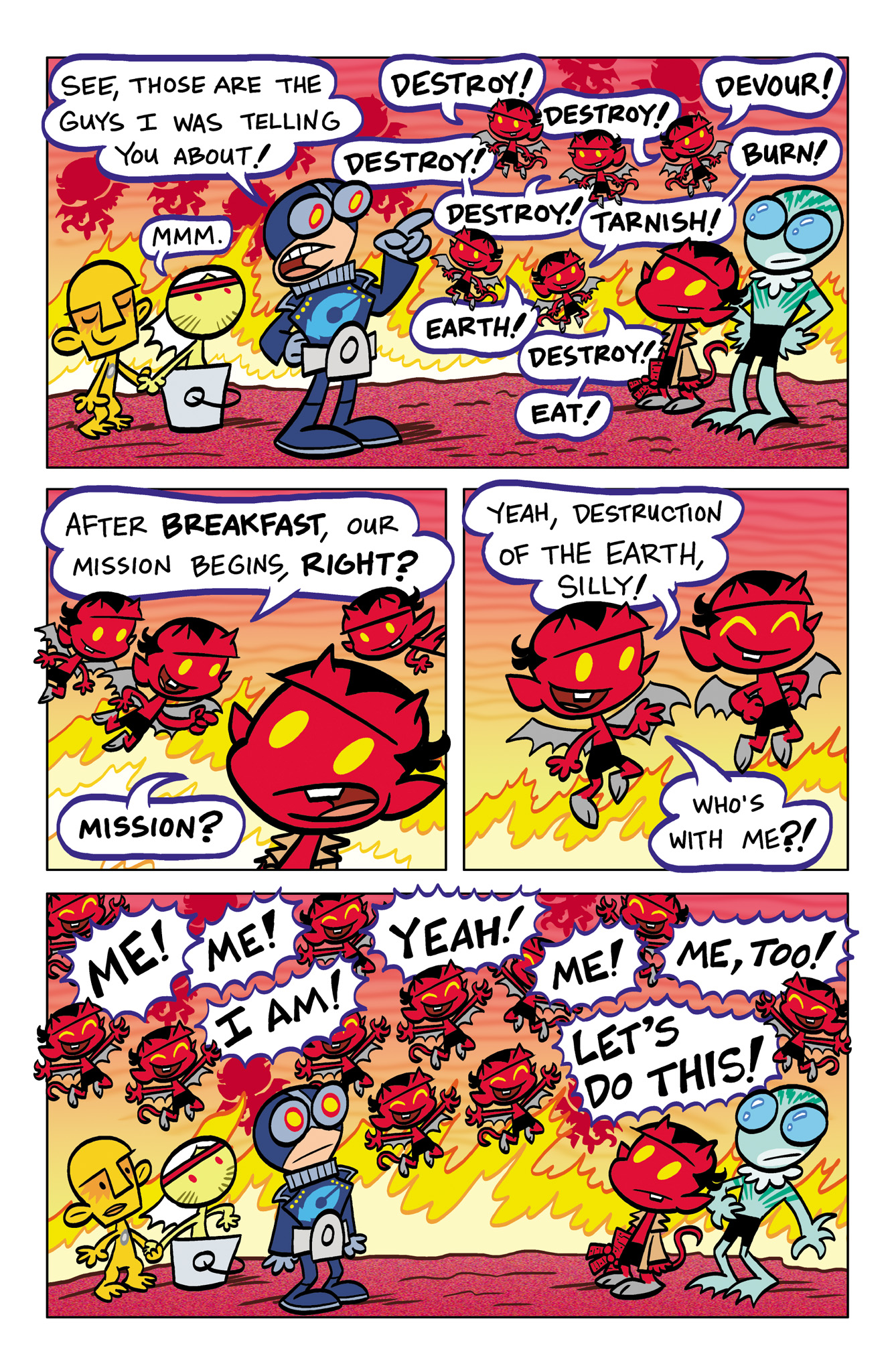 Read online Itty Bitty Hellboy comic -  Issue #3 - 22