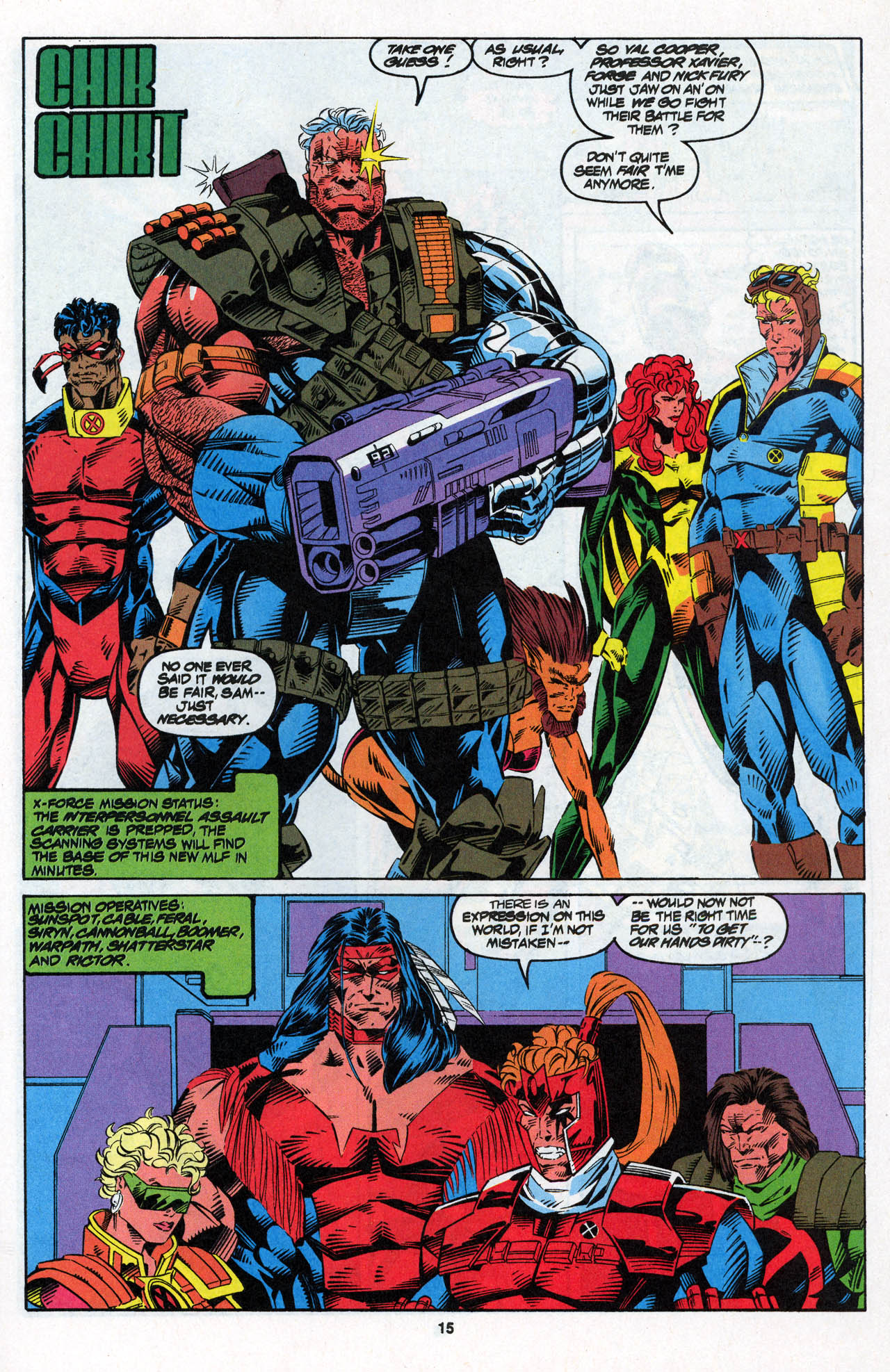 Read online X-Force (1991) comic -  Issue #27 - 16