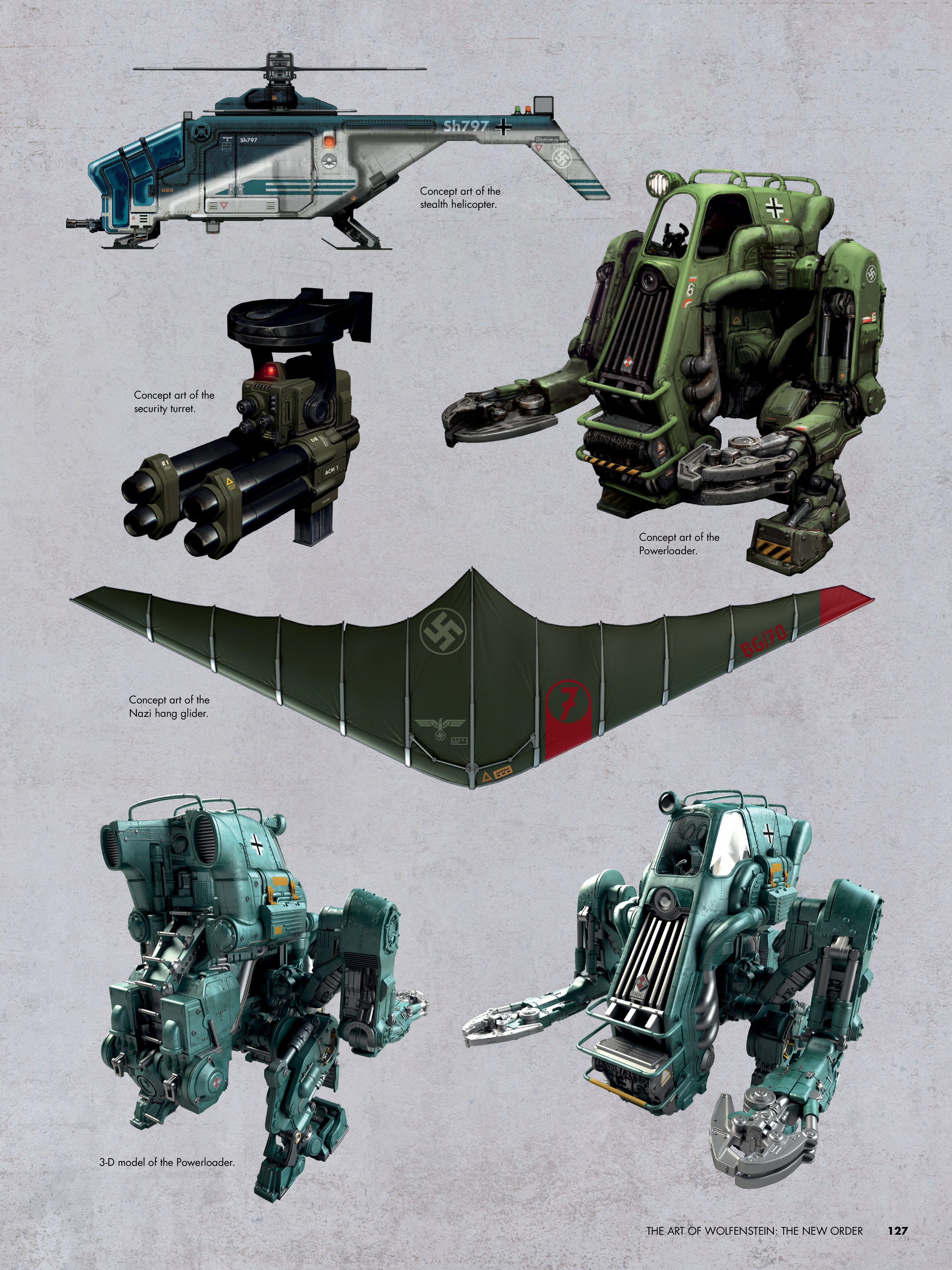Read online The Art of Wolfenstein: The New Order comic -  Issue # TPB (Part 2) - 19
