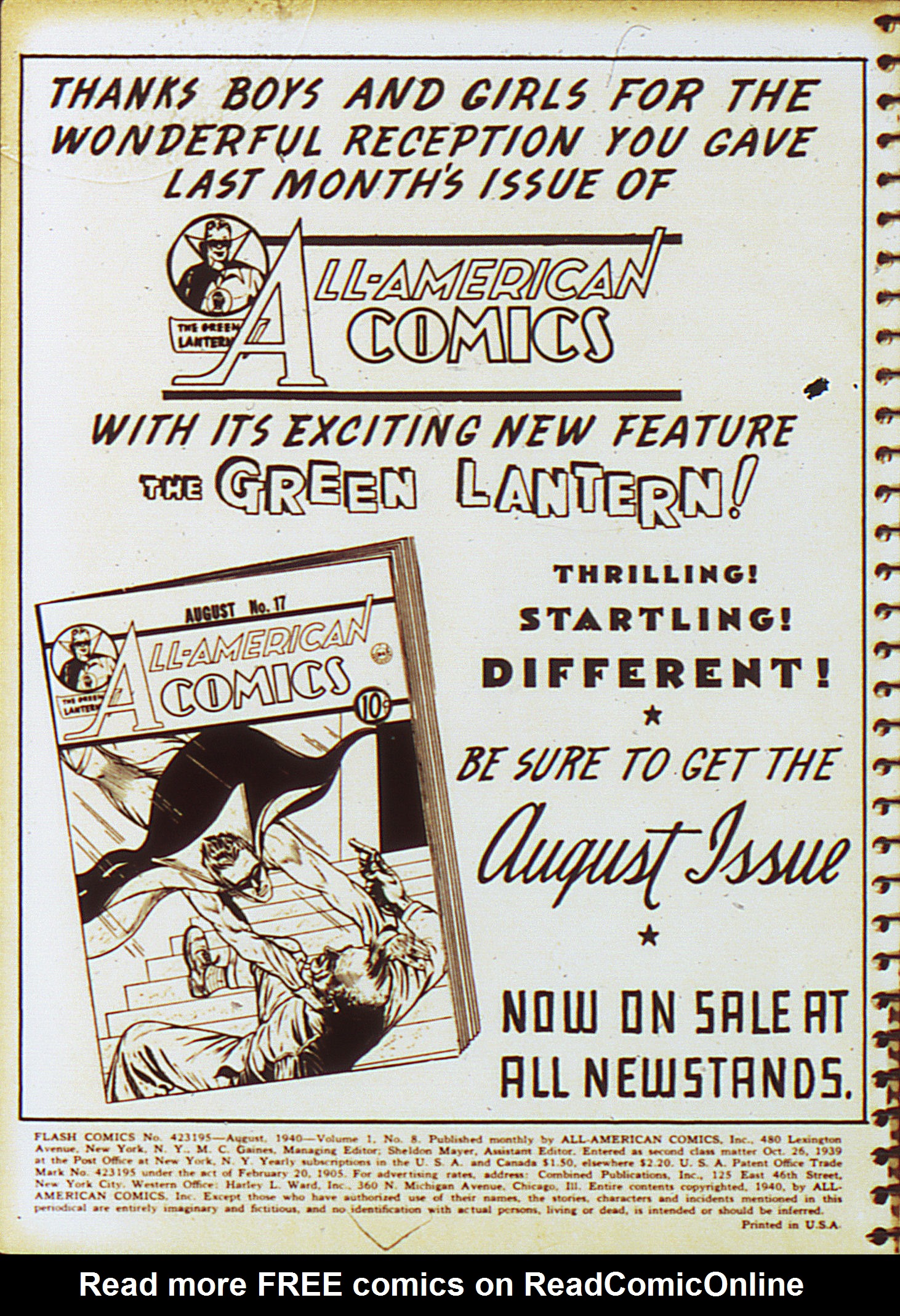 Read online Flash Comics comic -  Issue #8 - 2