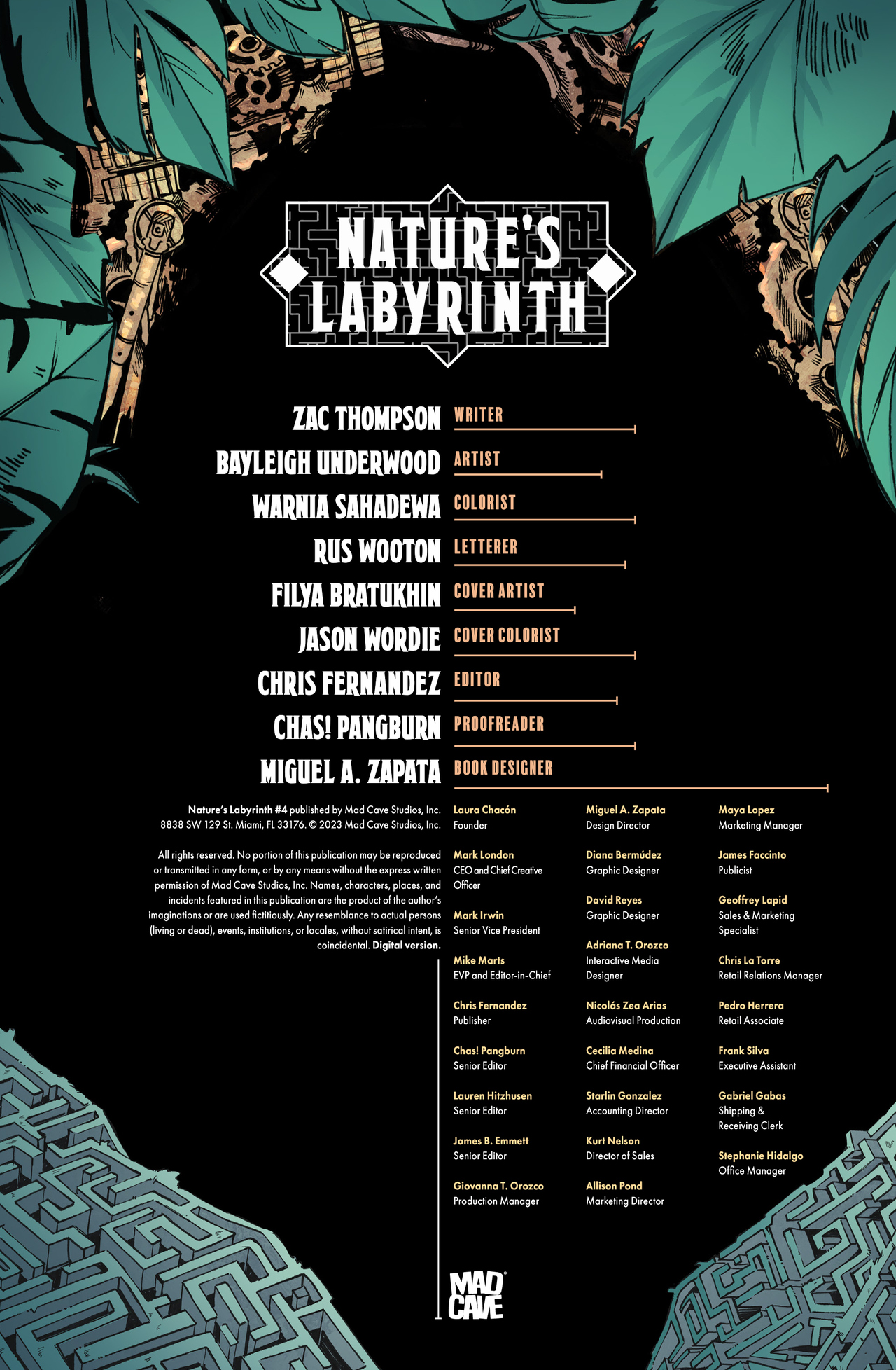 Read online Nature's Labyrinth comic -  Issue #4 - 2