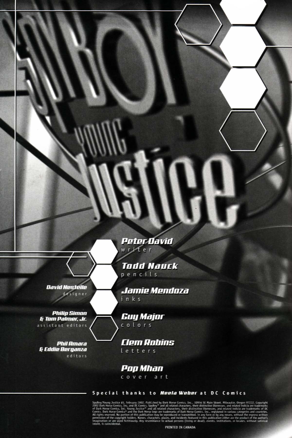 Read online SpyBoy/Young Justice comic -  Issue #1 - 2