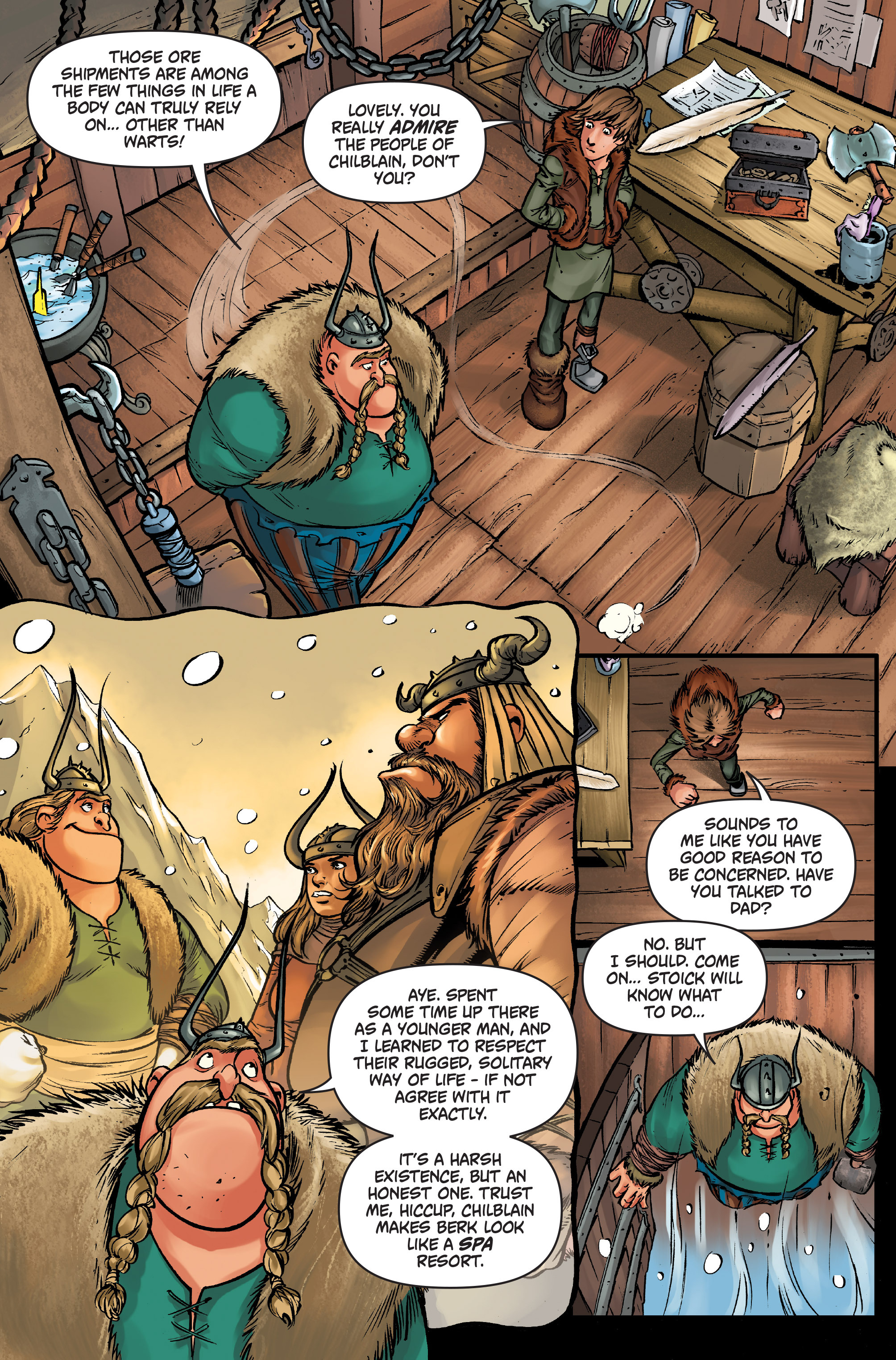Read online DreamWorks Dragons: Defenders of Berk Collection: Fire & Ice comic -  Issue # TPB - 64
