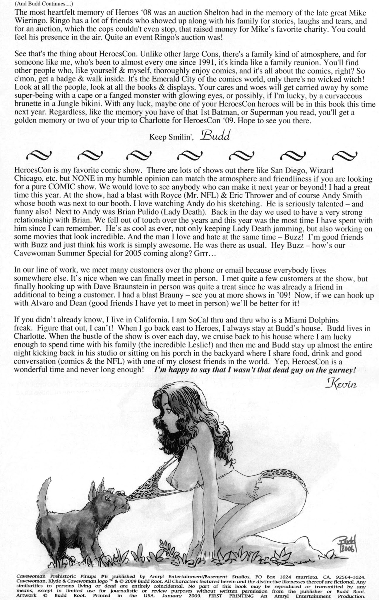 Read online Cavewoman: Prehistoric Pinups comic -  Issue #6 - 6