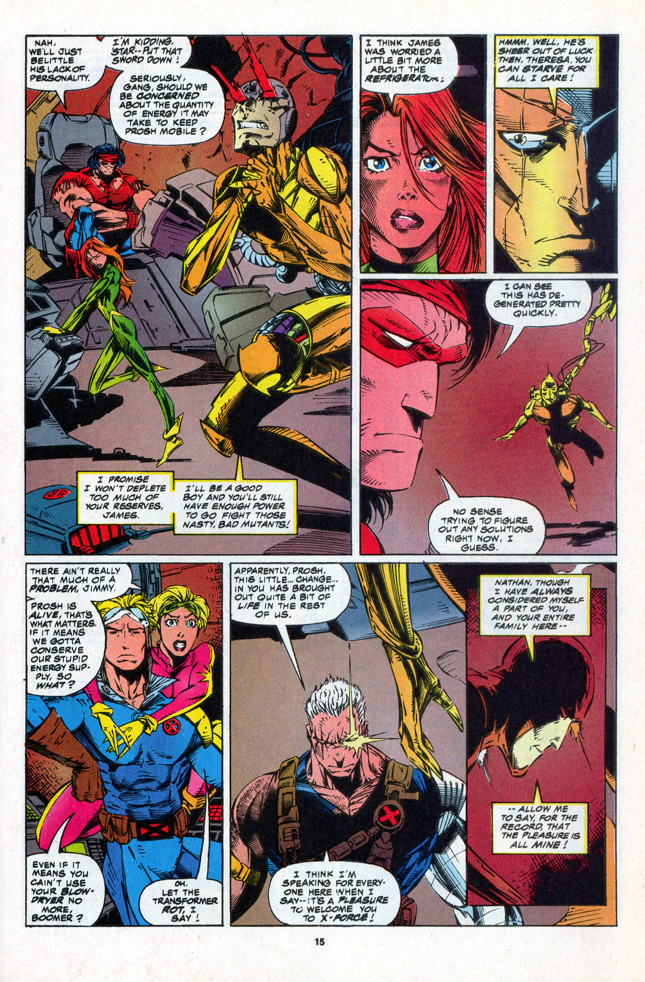 Read online X-Force (1991) comic -  Issue #39 - 16