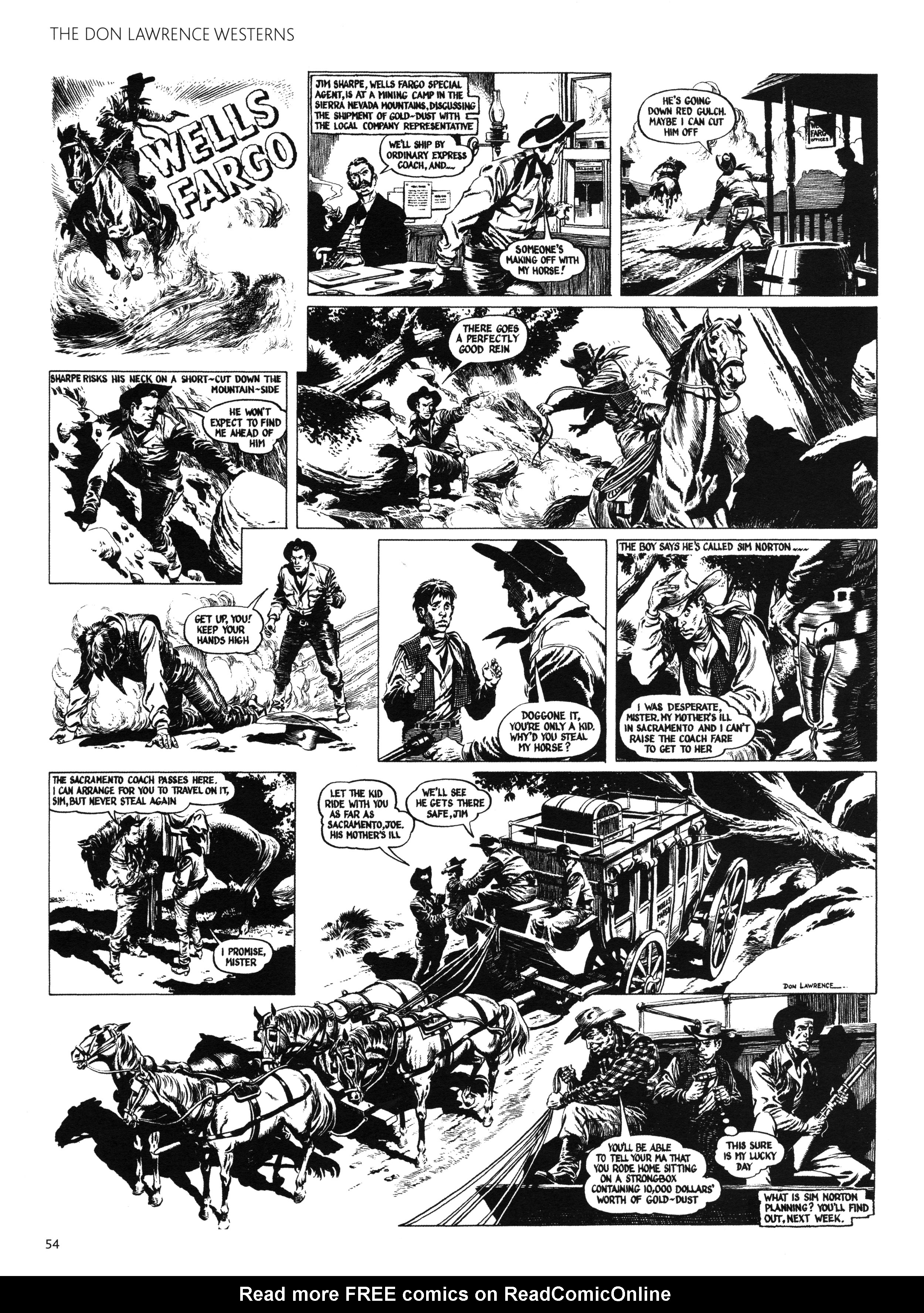 Read online Don Lawrence Westerns comic -  Issue # TPB (Part 1) - 58