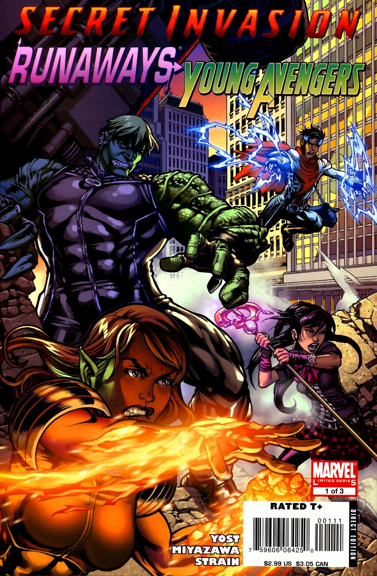 Read online Secret Invasion: Runaways/Young Avengers comic -  Issue #1 - 1
