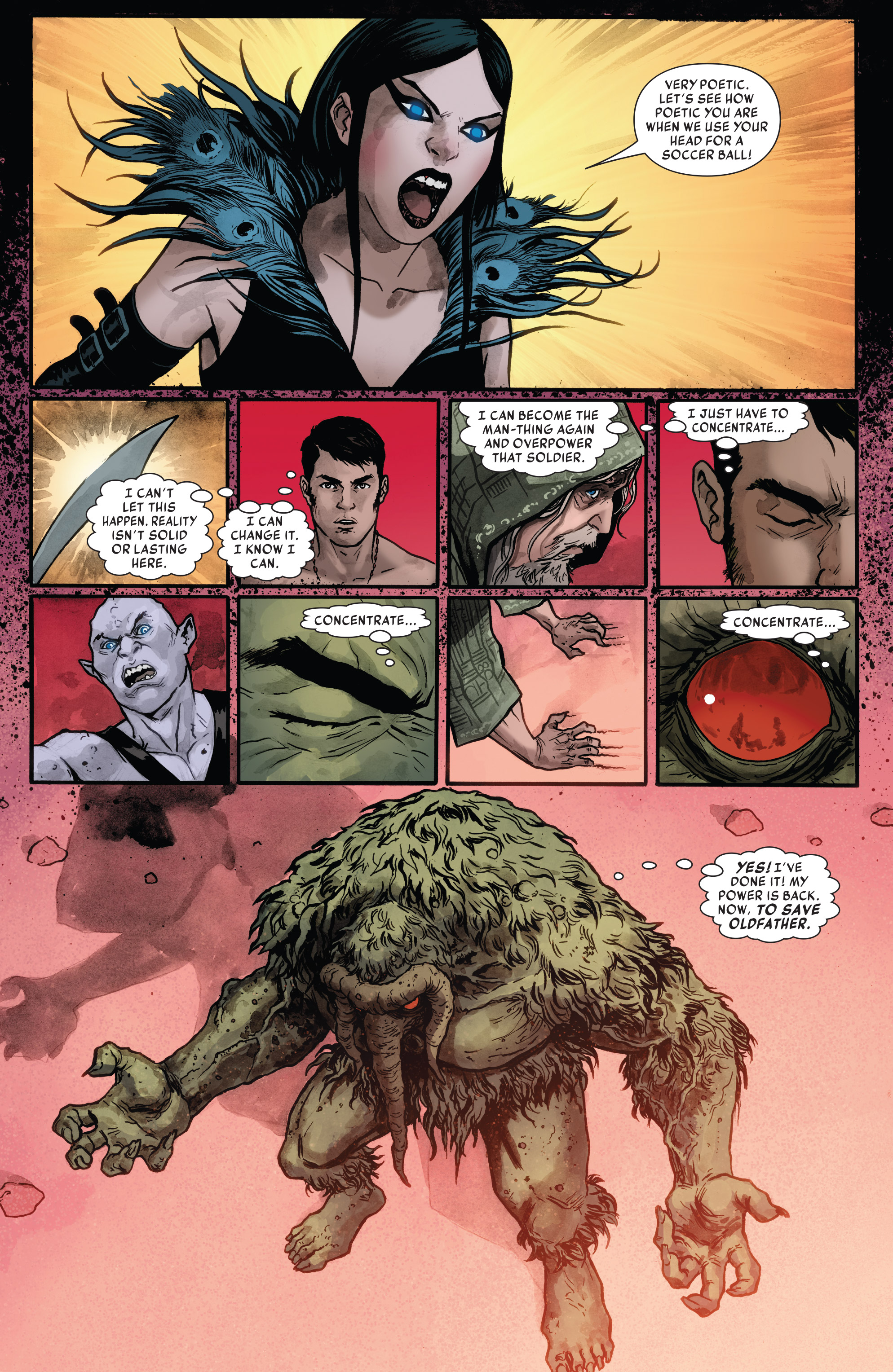 Comp man thing. леший комикс marvel 1981. доктор друид марвел комикс. Giant comics. гигант сайз #1.