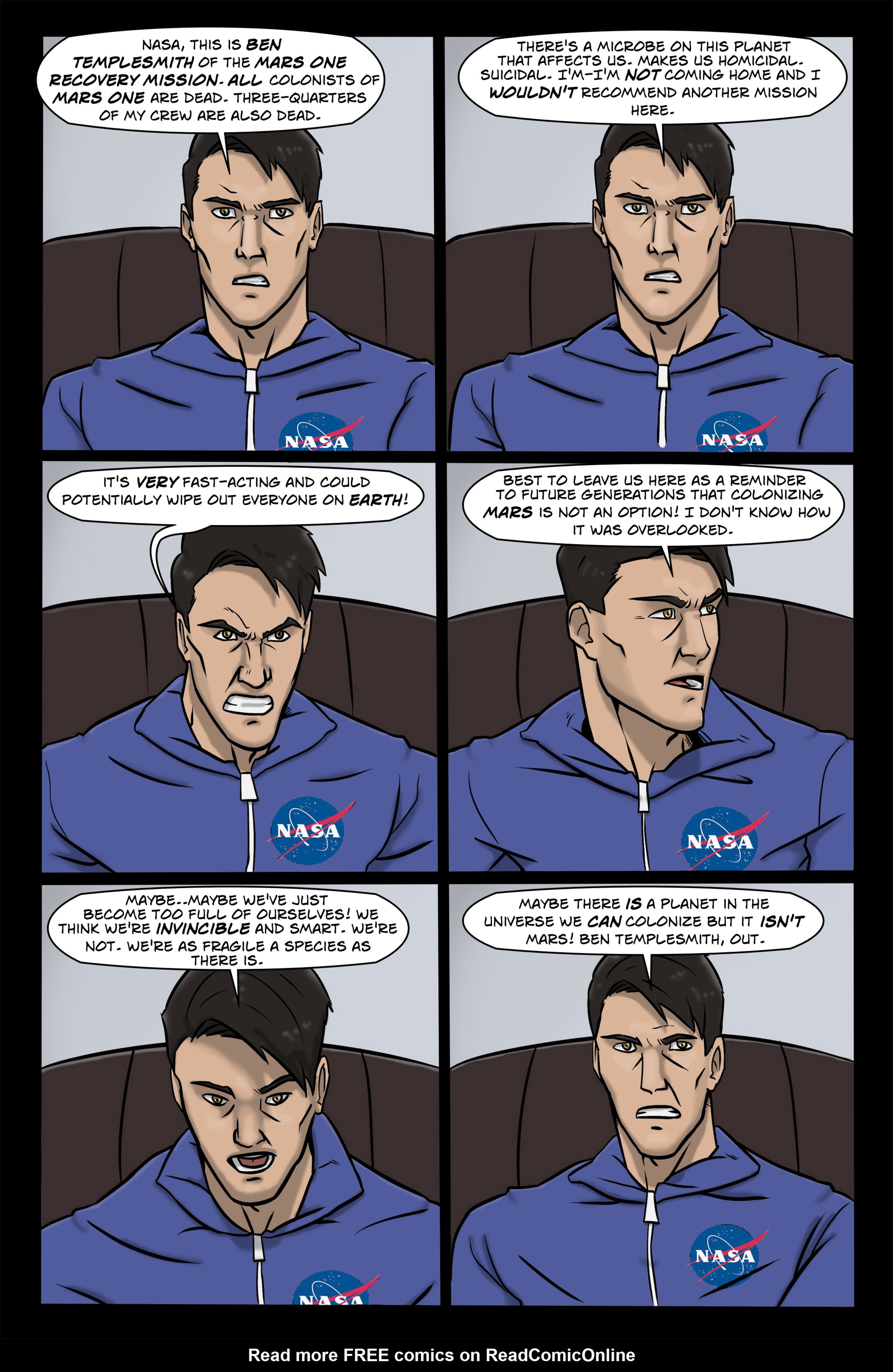 Read online Mars One comic -  Issue #3 - 22