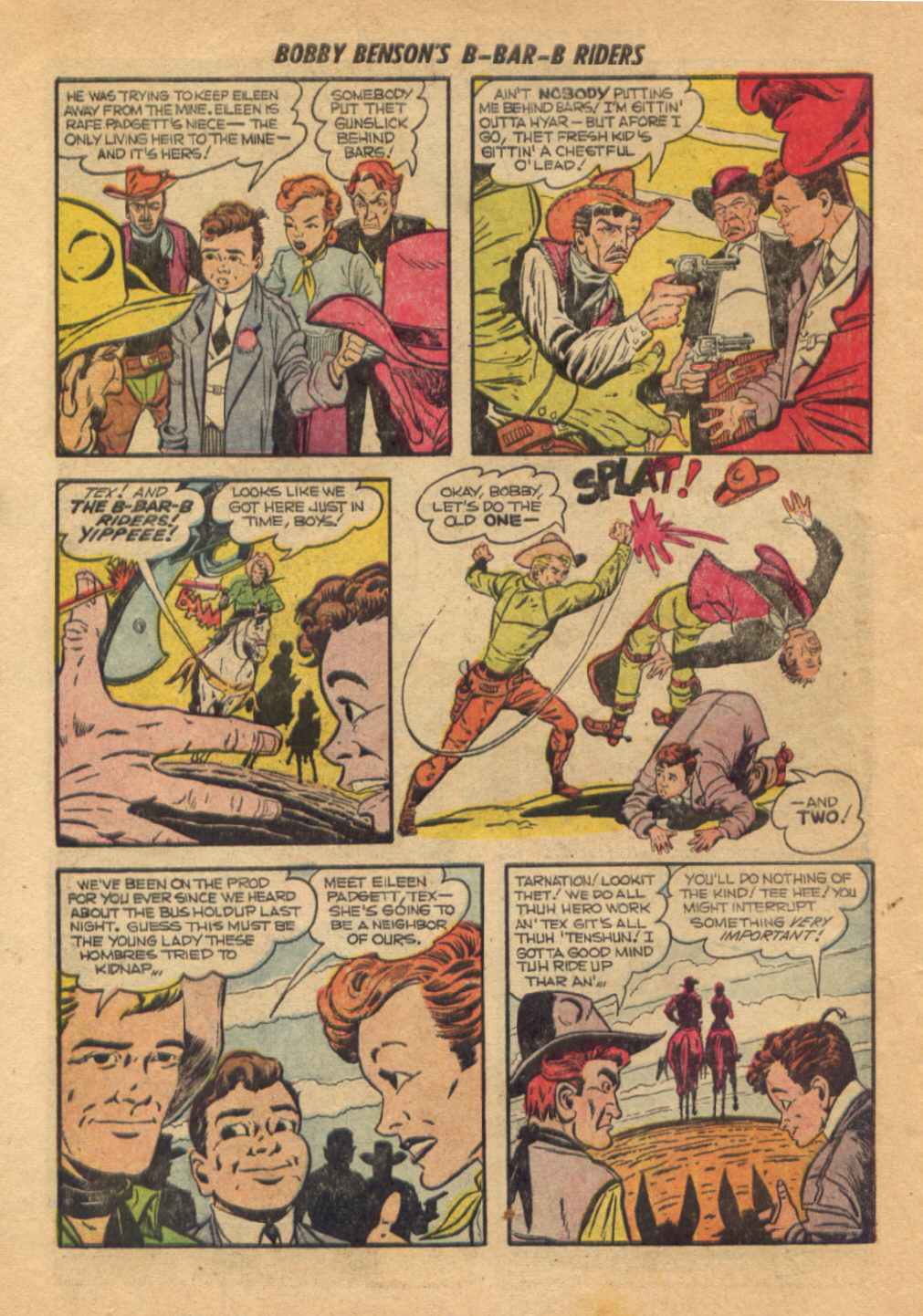 Read online Bobby Benson's B-Bar-B Riders comic -  Issue #15 - 26