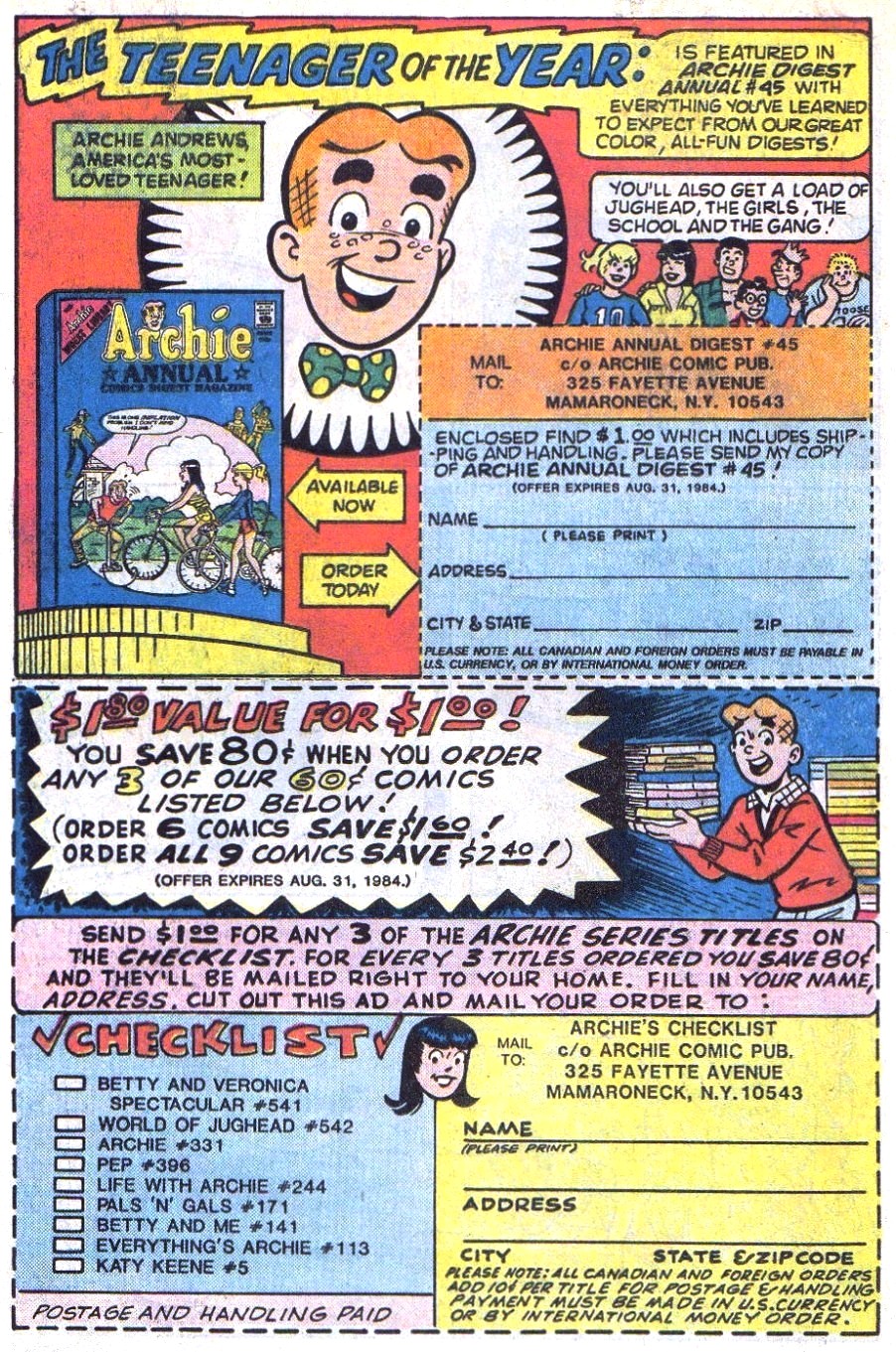 Read online Archie Giant Series Magazine comic -  Issue #539 - 18