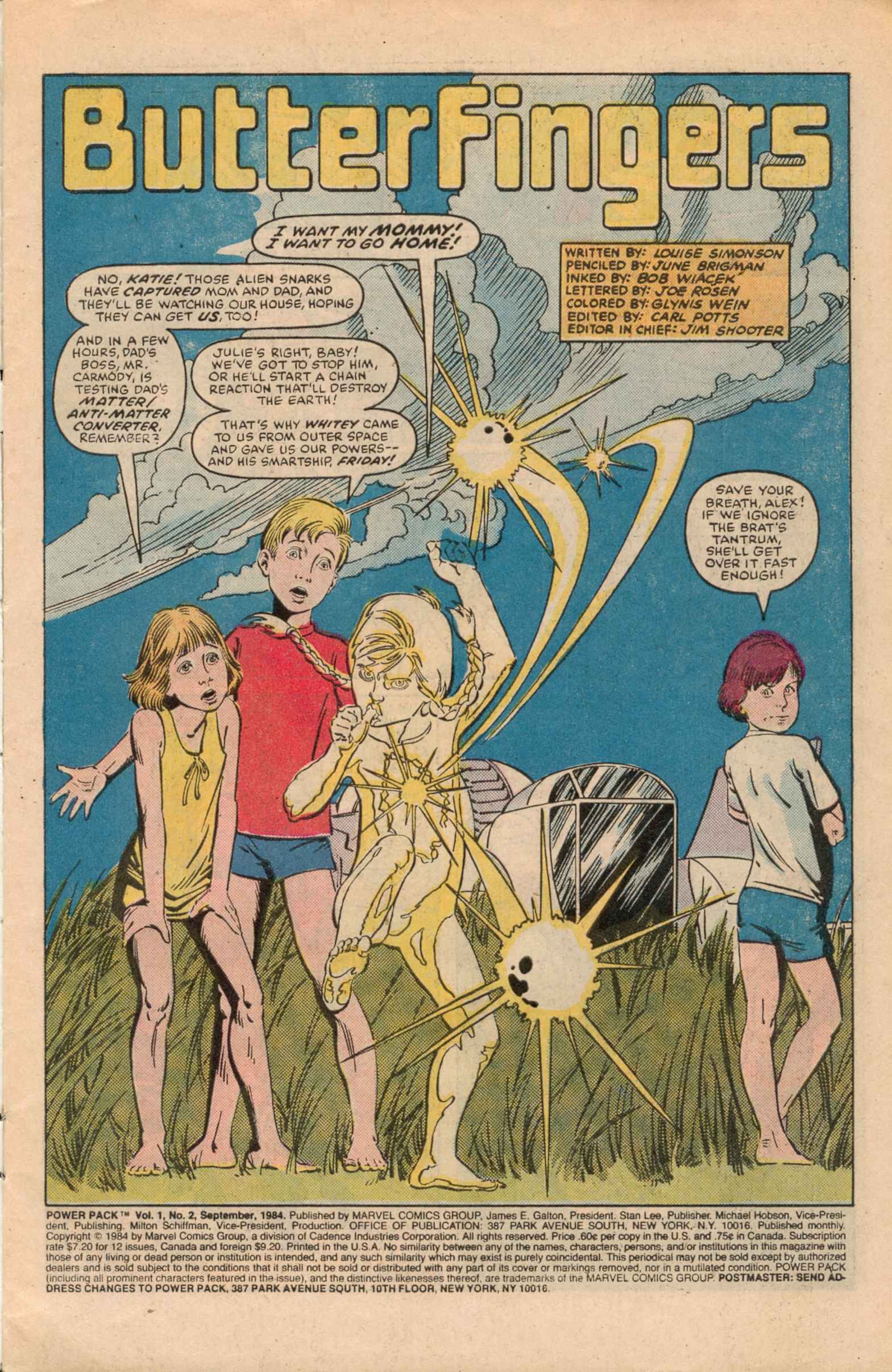 Read online Power Pack (1984) comic -  Issue #2 - 2