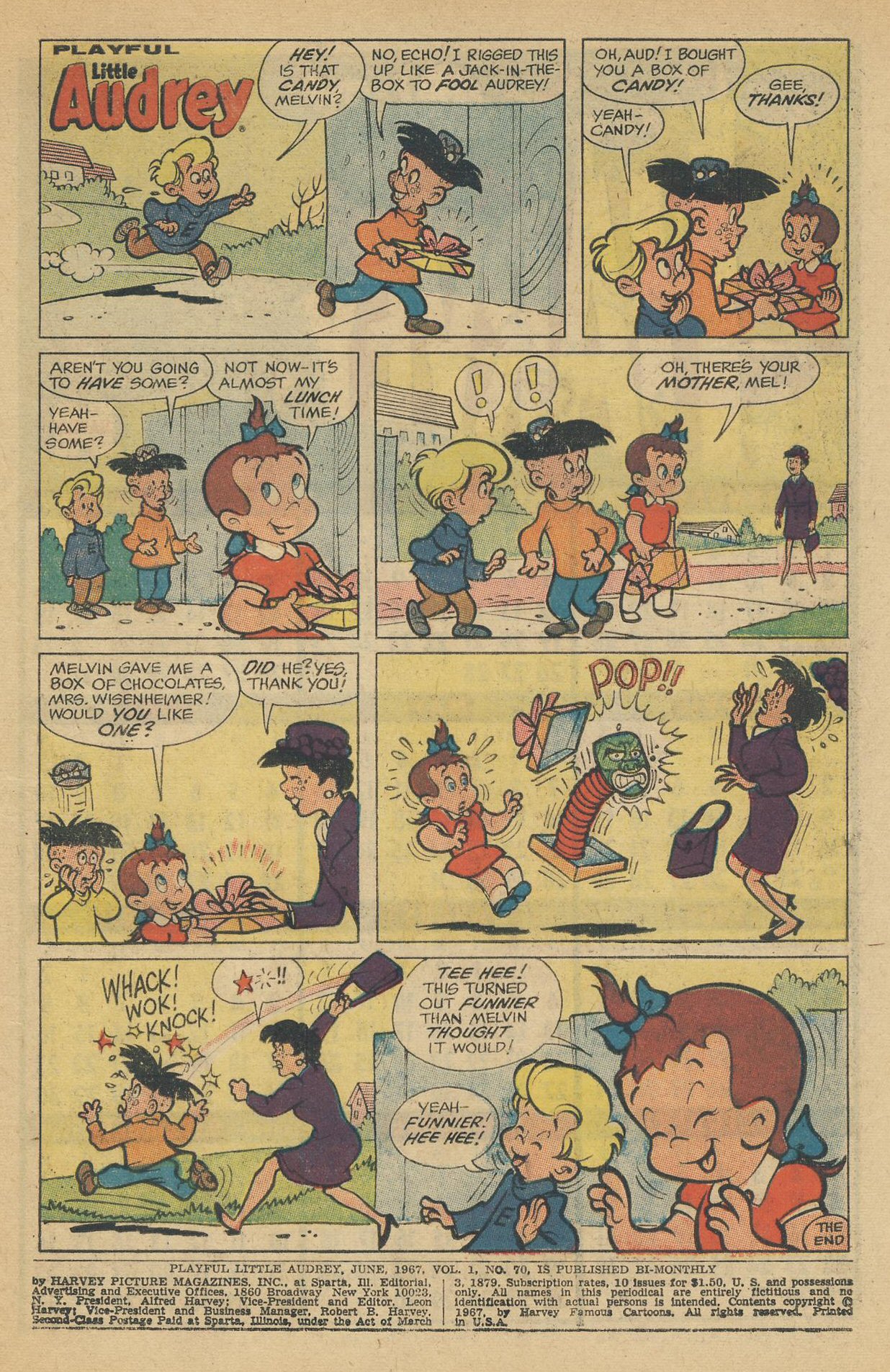 Read online Playful Little Audrey comic -  Issue #70 - 3