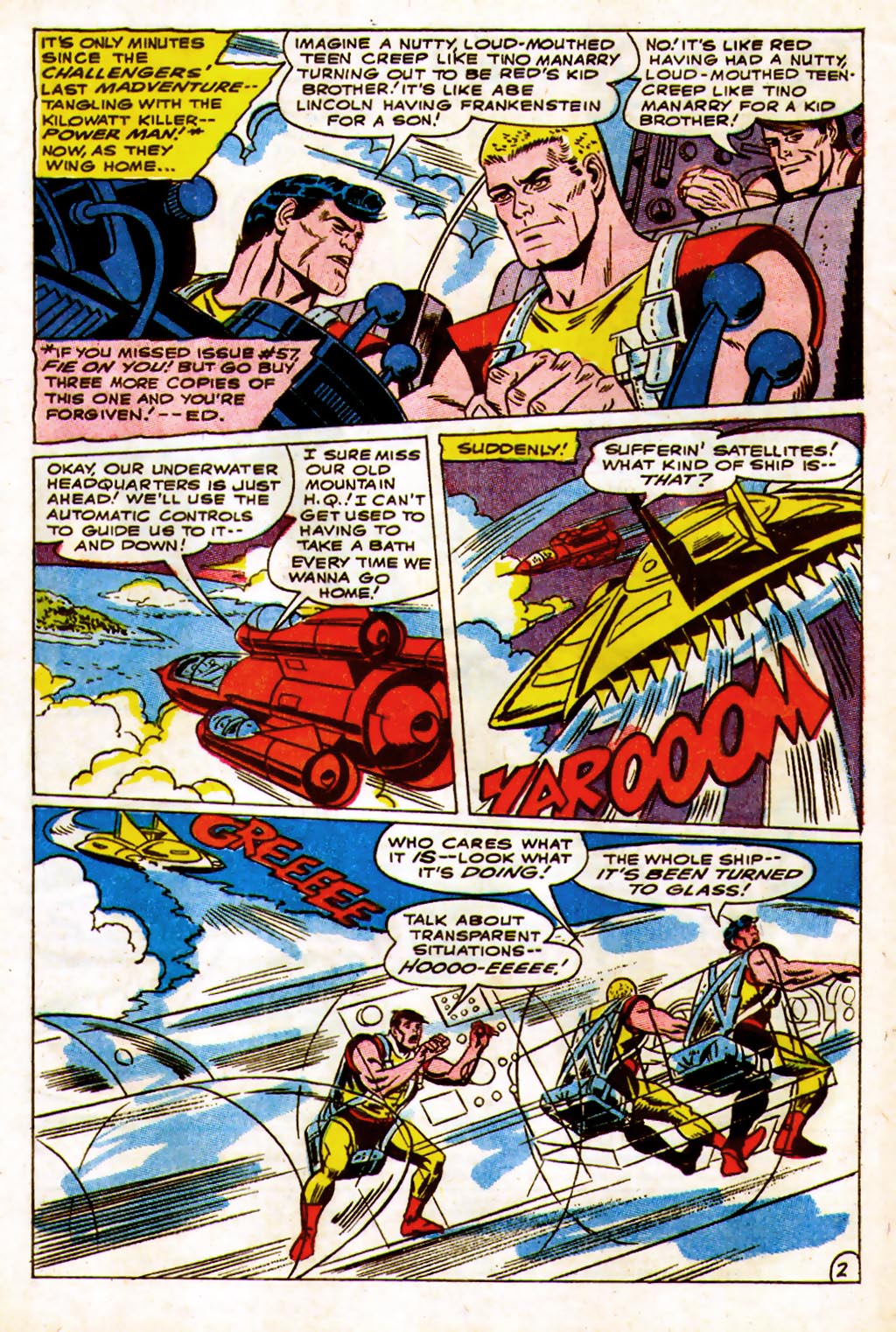 Read online Challengers of the Unknown (1958) comic -  Issue #58 - 4