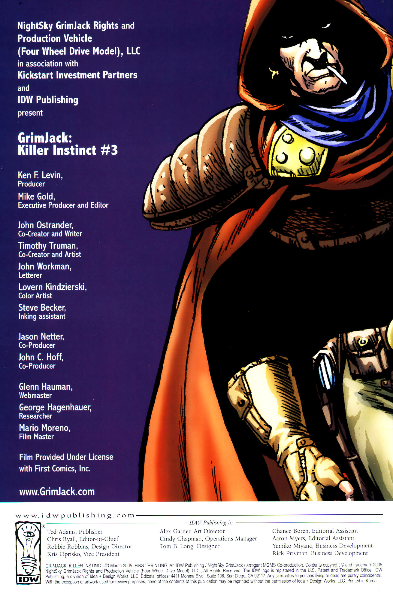 Read online Grimjack: Killer Instinct comic -  Issue #3 - 2