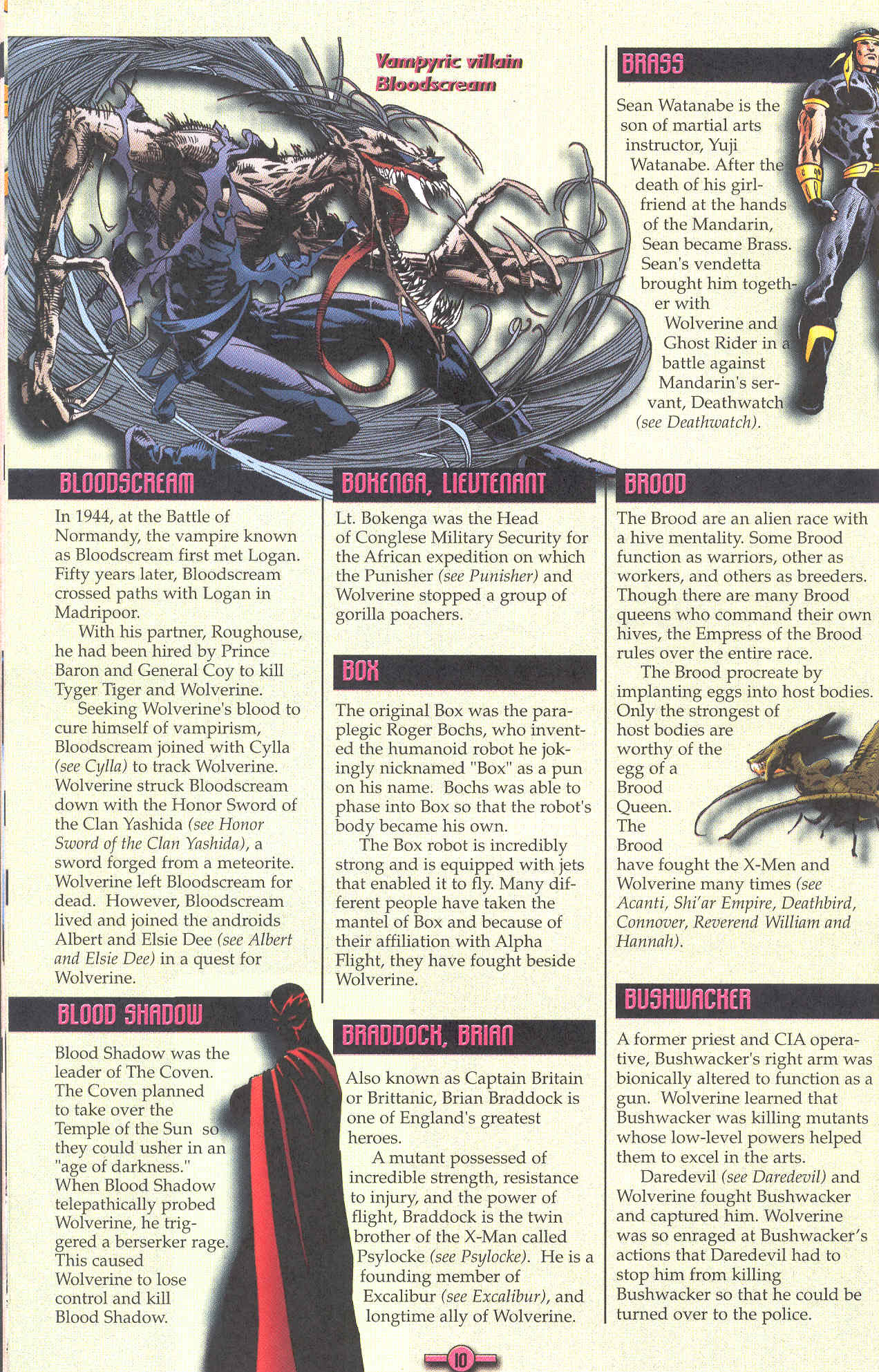 Read online Wolverine Encyclopedia comic -  Issue #1 - 14