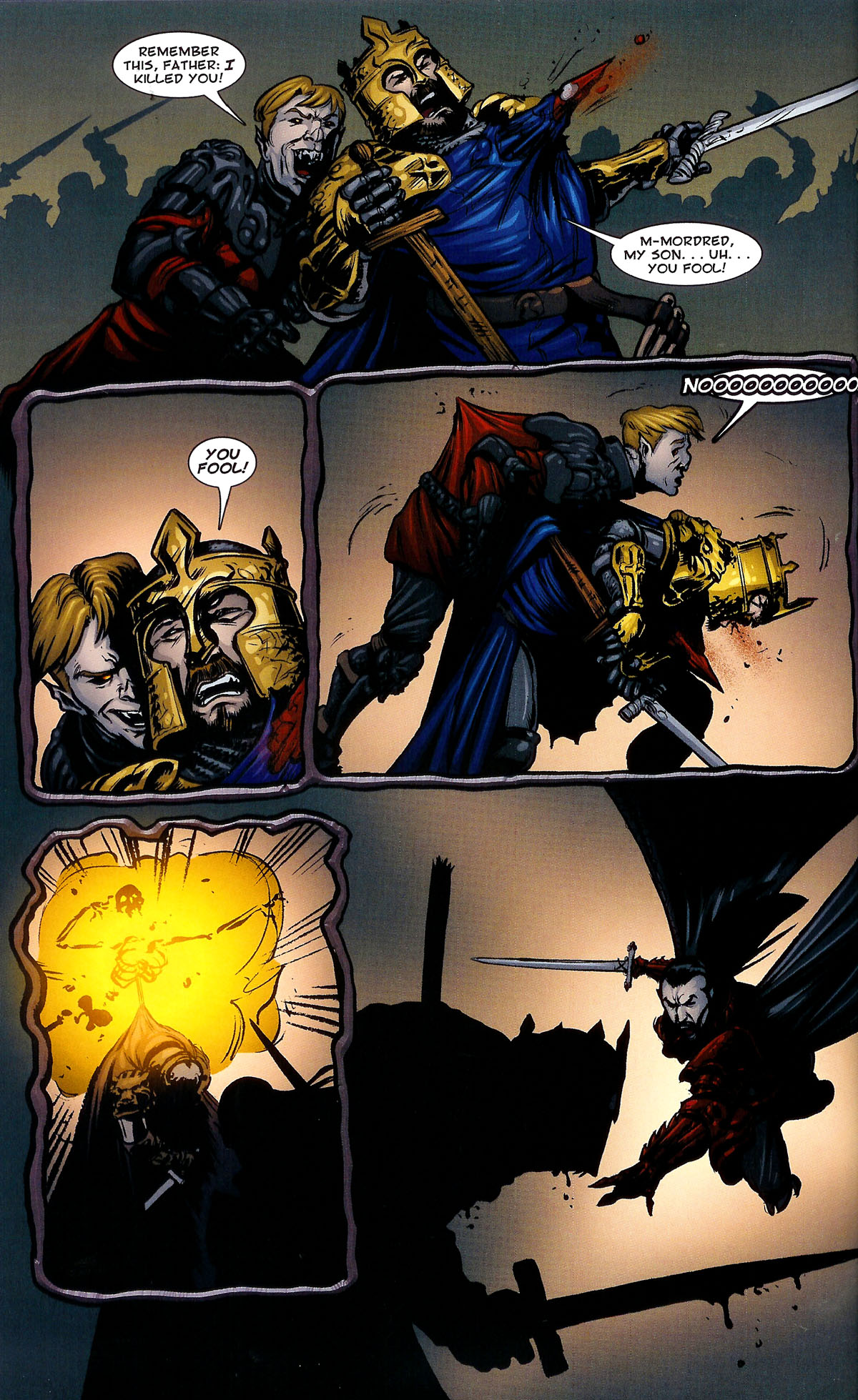 Read online Dracula vs King Arthur comic -  Issue #4 - 58