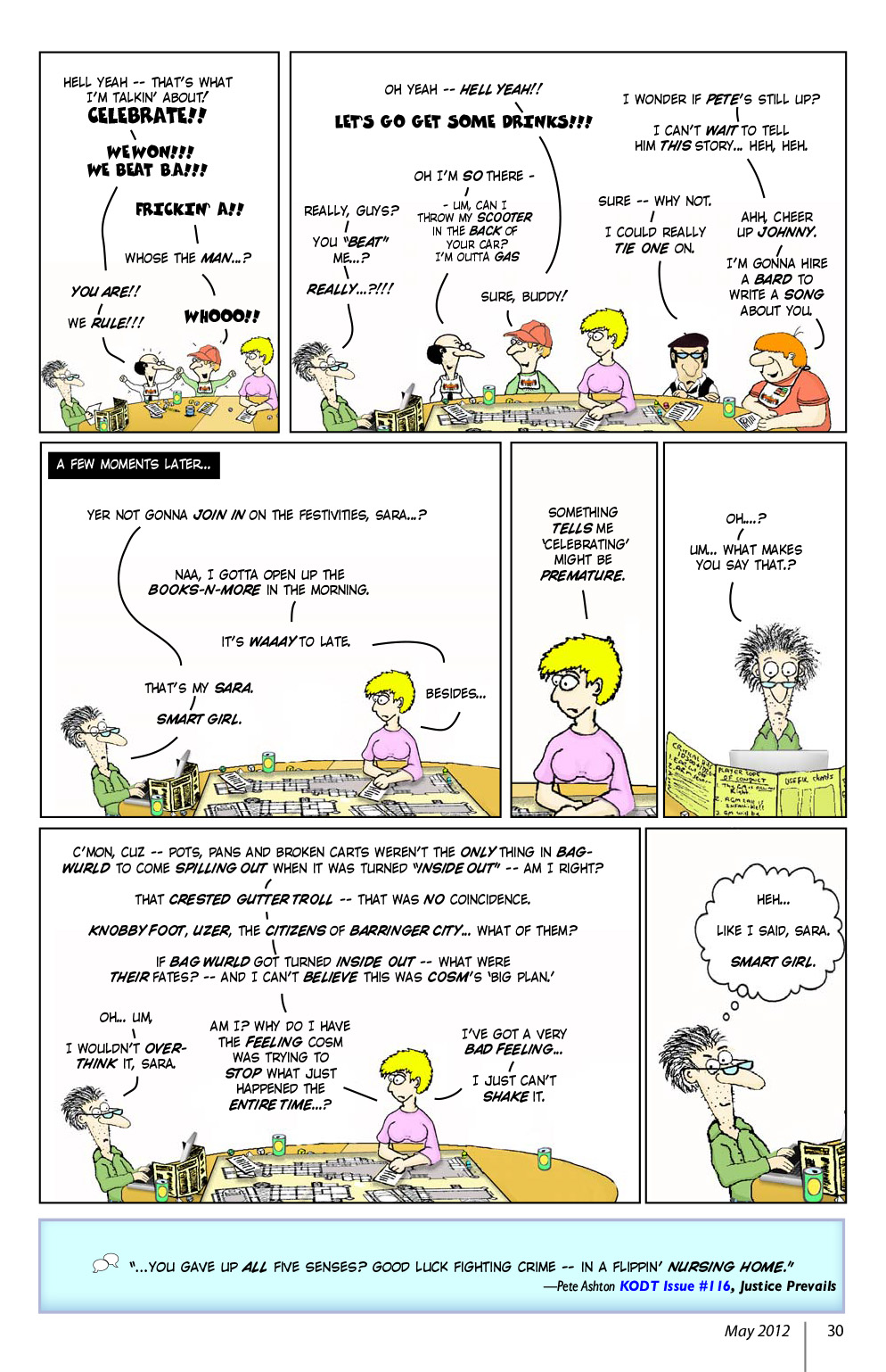 Read online Knights of the Dinner Table comic -  Issue #187 - 32